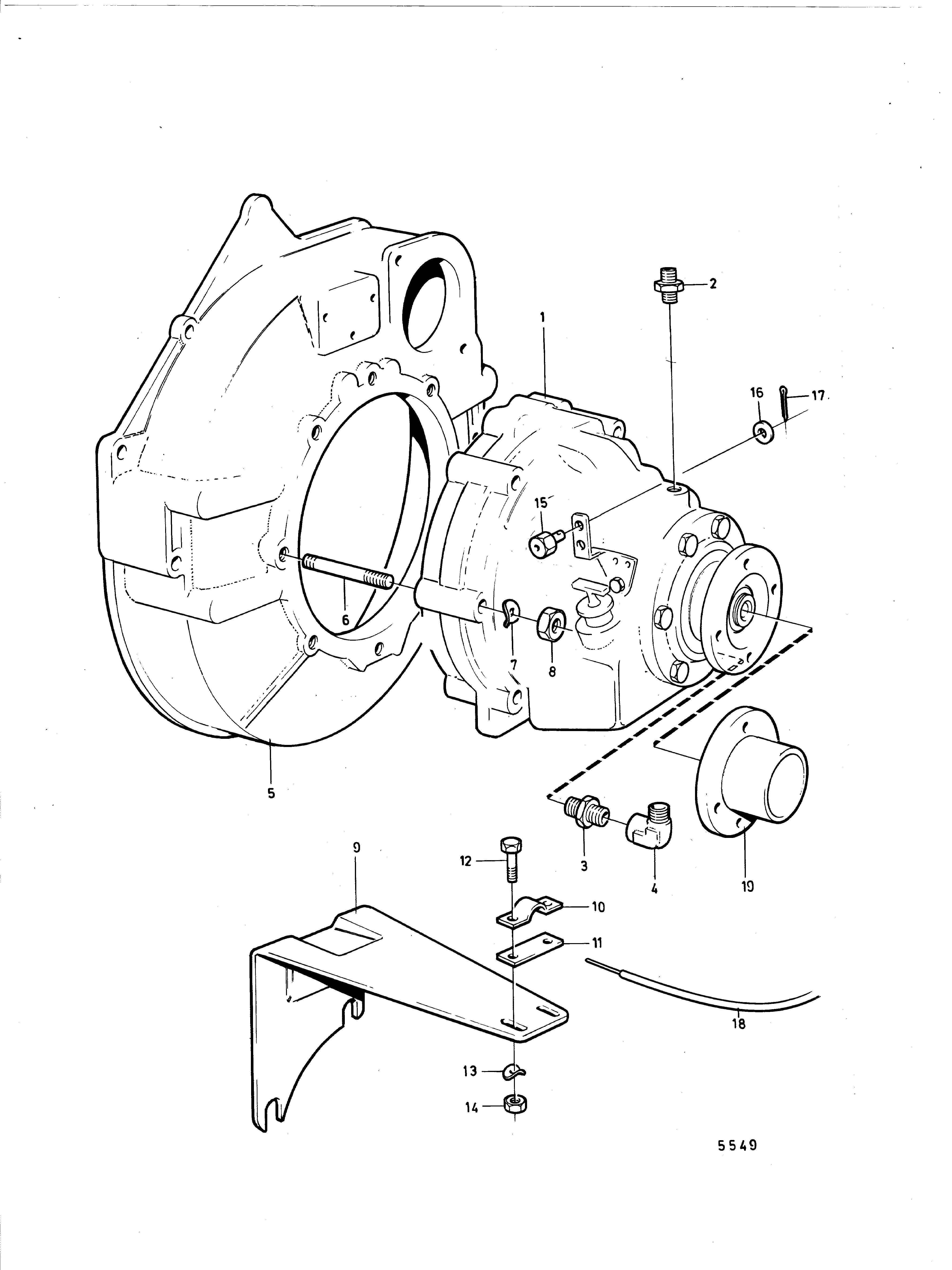 Pièces de connexion Inverseur Borg Warner