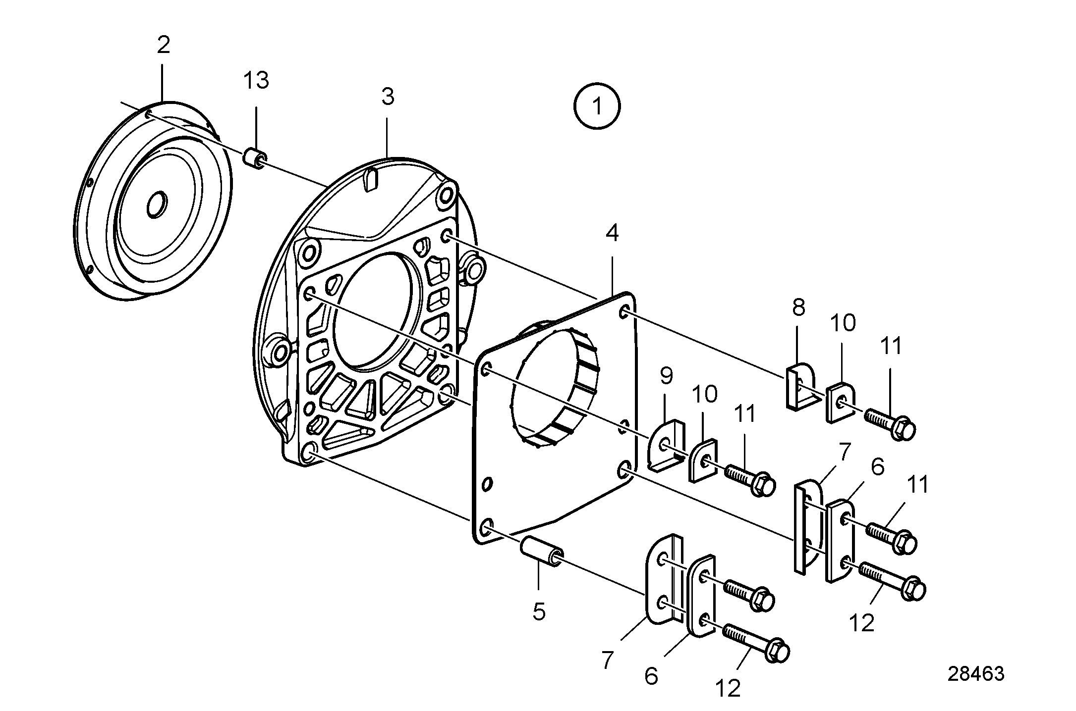 Repowering Kit, to connect 120S-B to D1-13/20/30 and D2-40