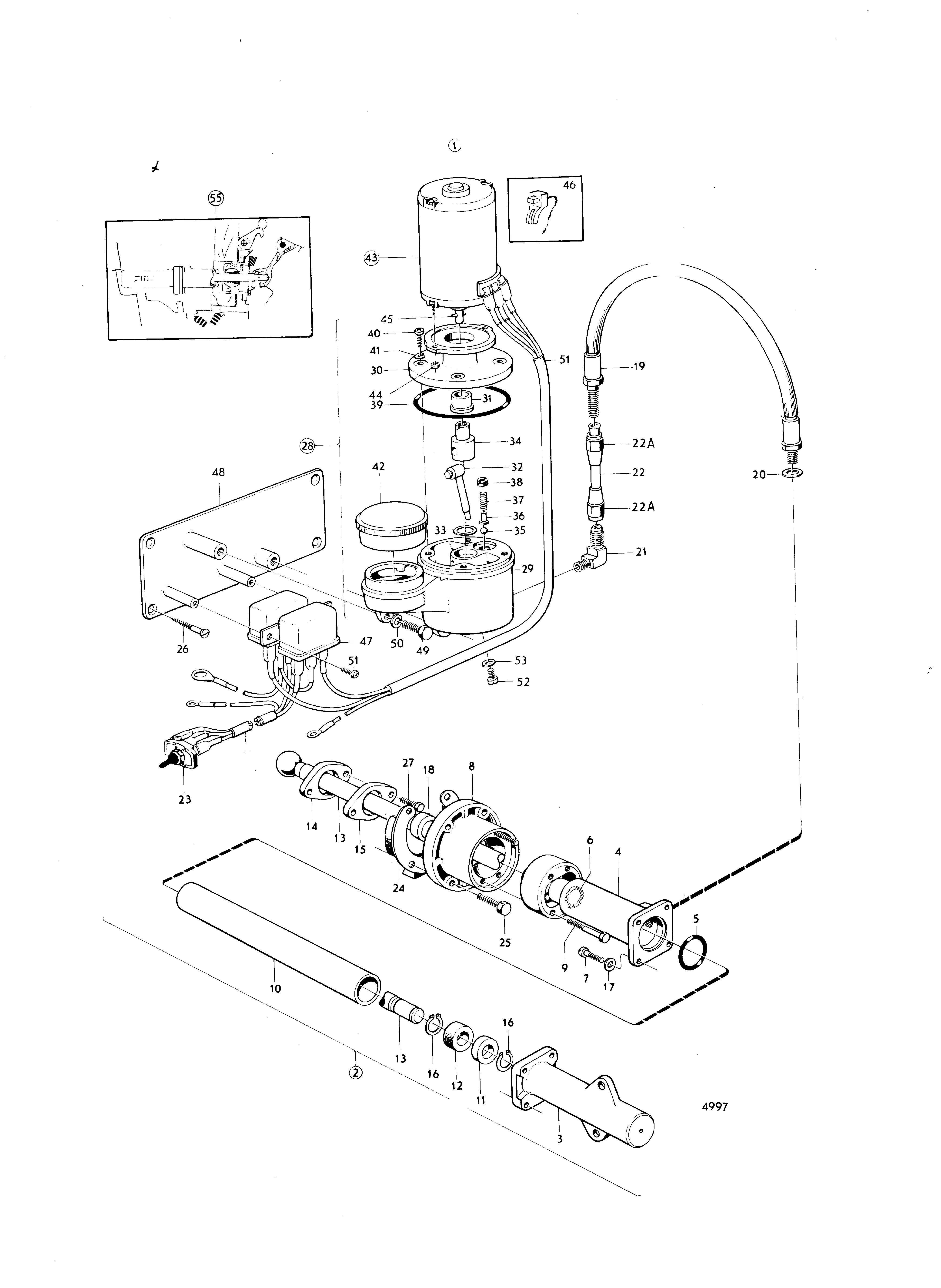 Dispositif de levage hydraulique Unité de transmission AQ 100, 100B