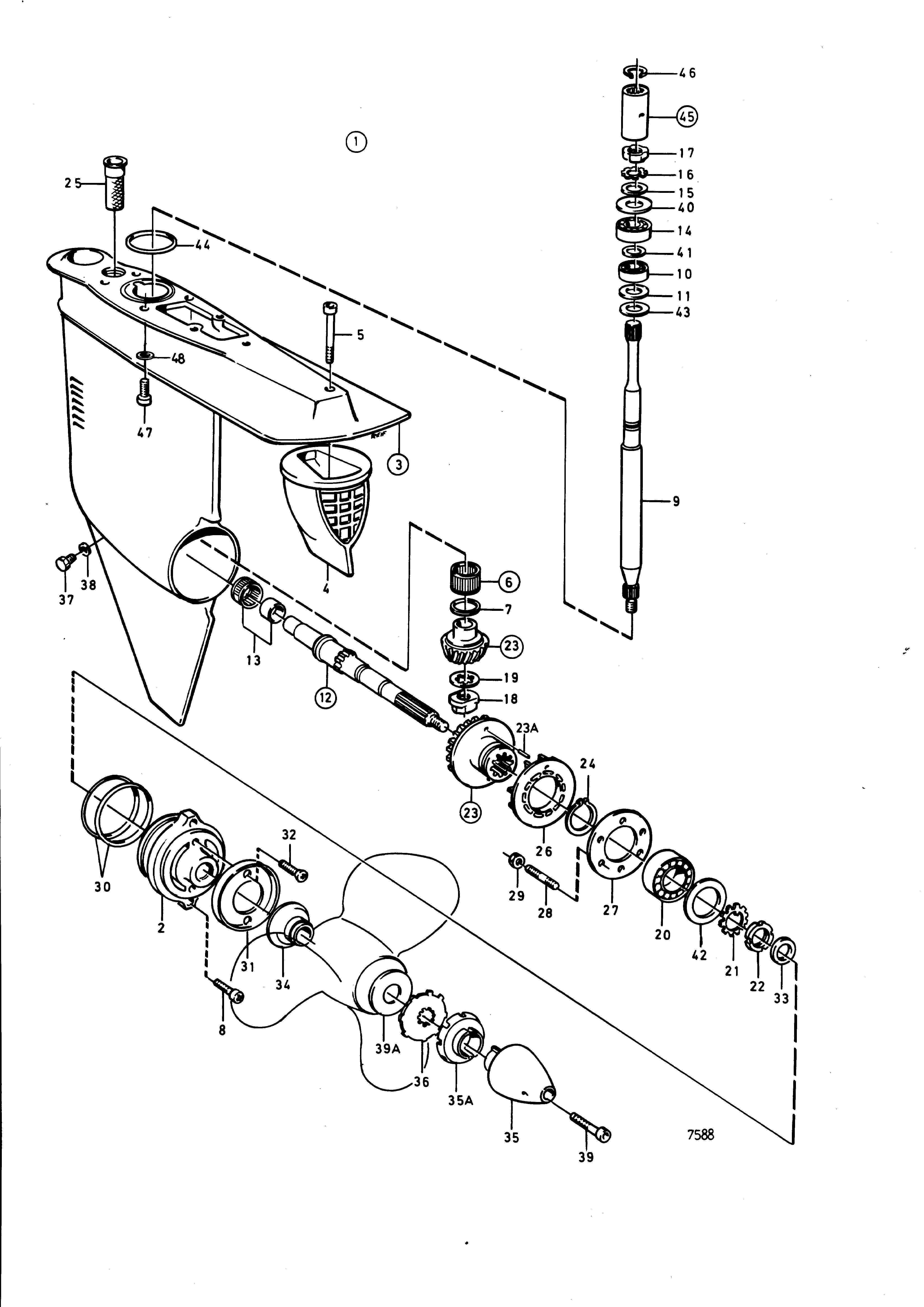 Unité d’engrenage inférieur
