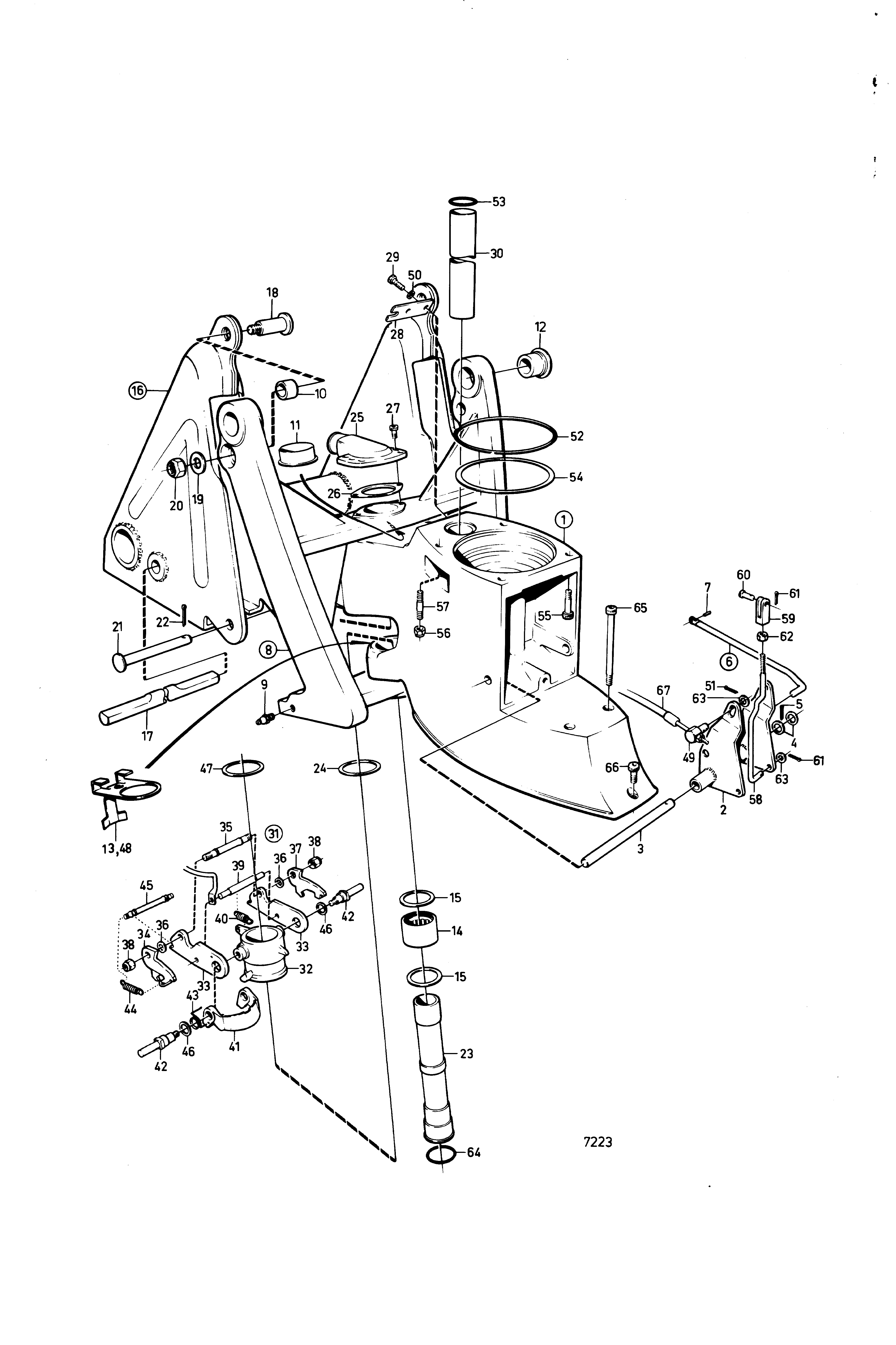 Boîtier intermédiaire unité de transmission AQ 290