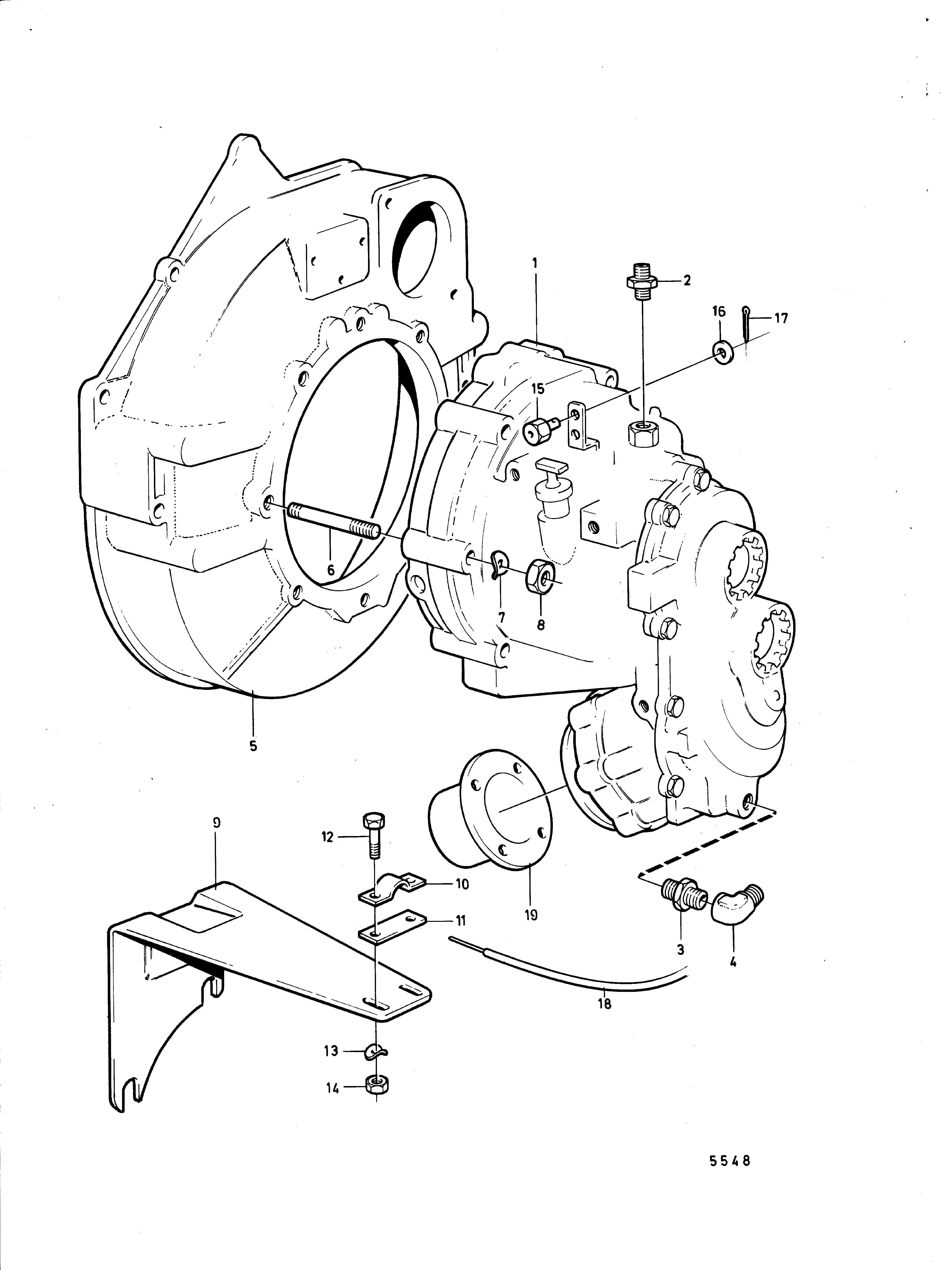 Pièces de connexion Embase V Borg Warner