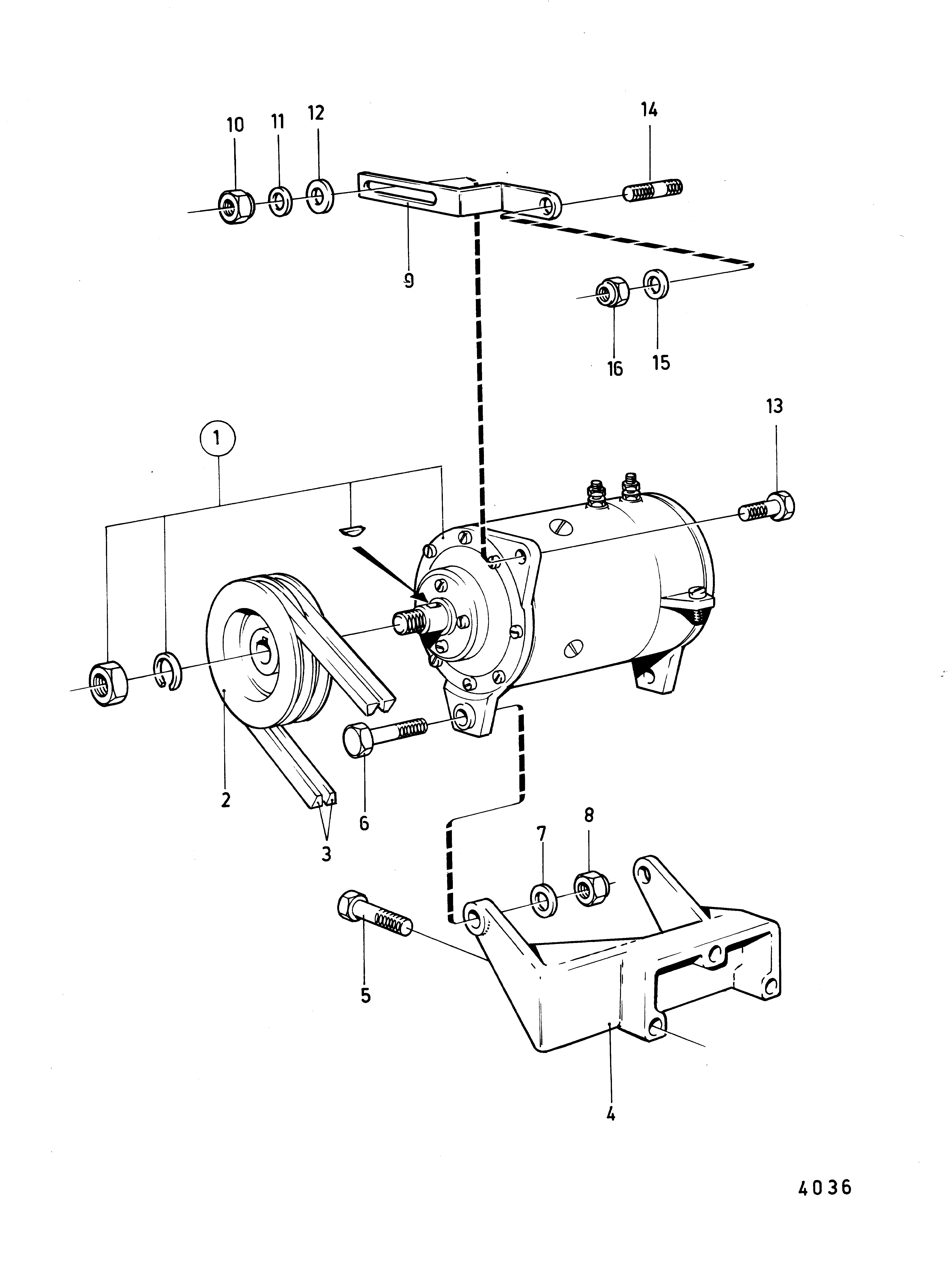 Dynamo et composants d’installation