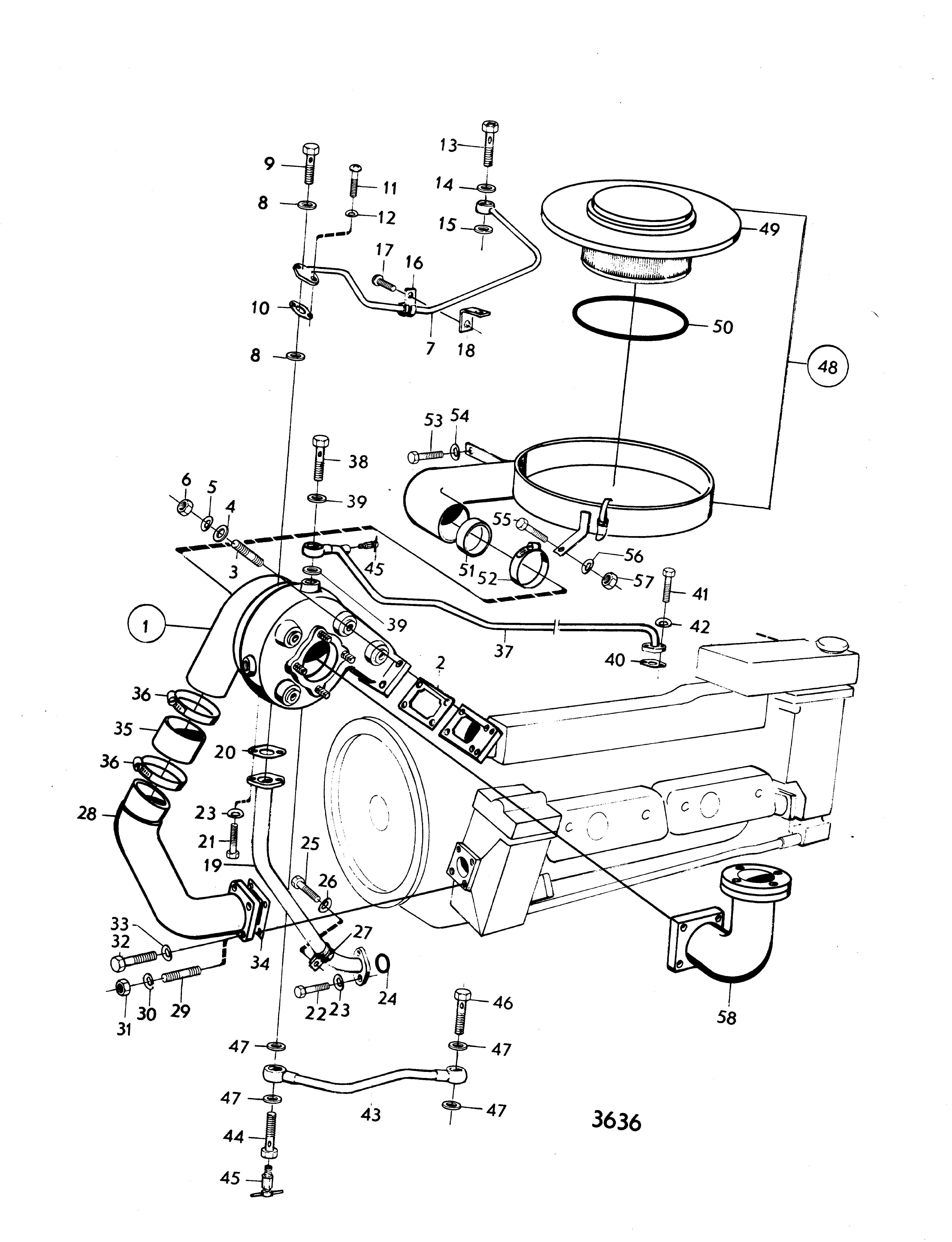 Turbocompresseur et filtre à air avec composants d’installation