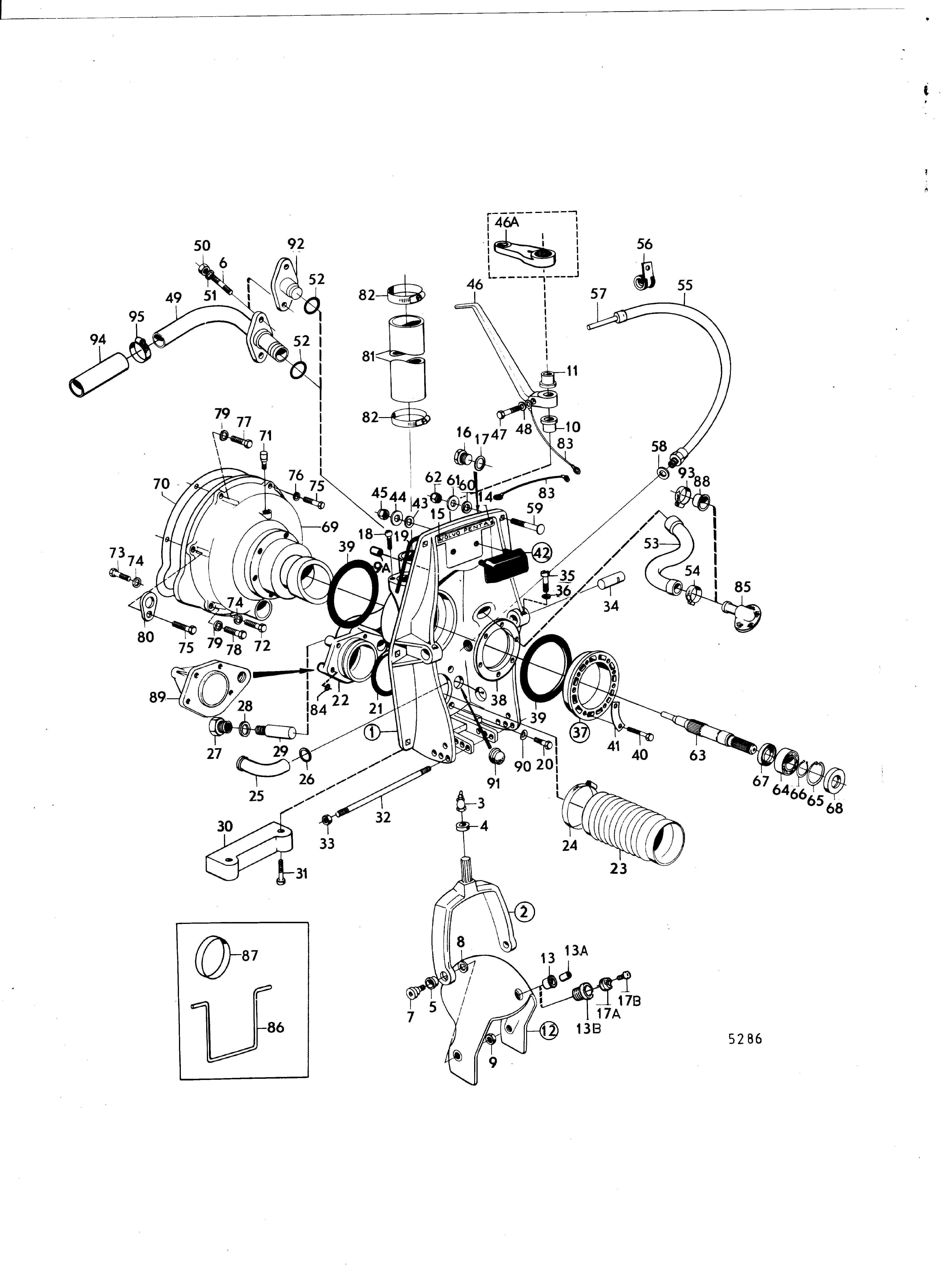 Pièces de connexion d’unité de transmission AQ 270, 280