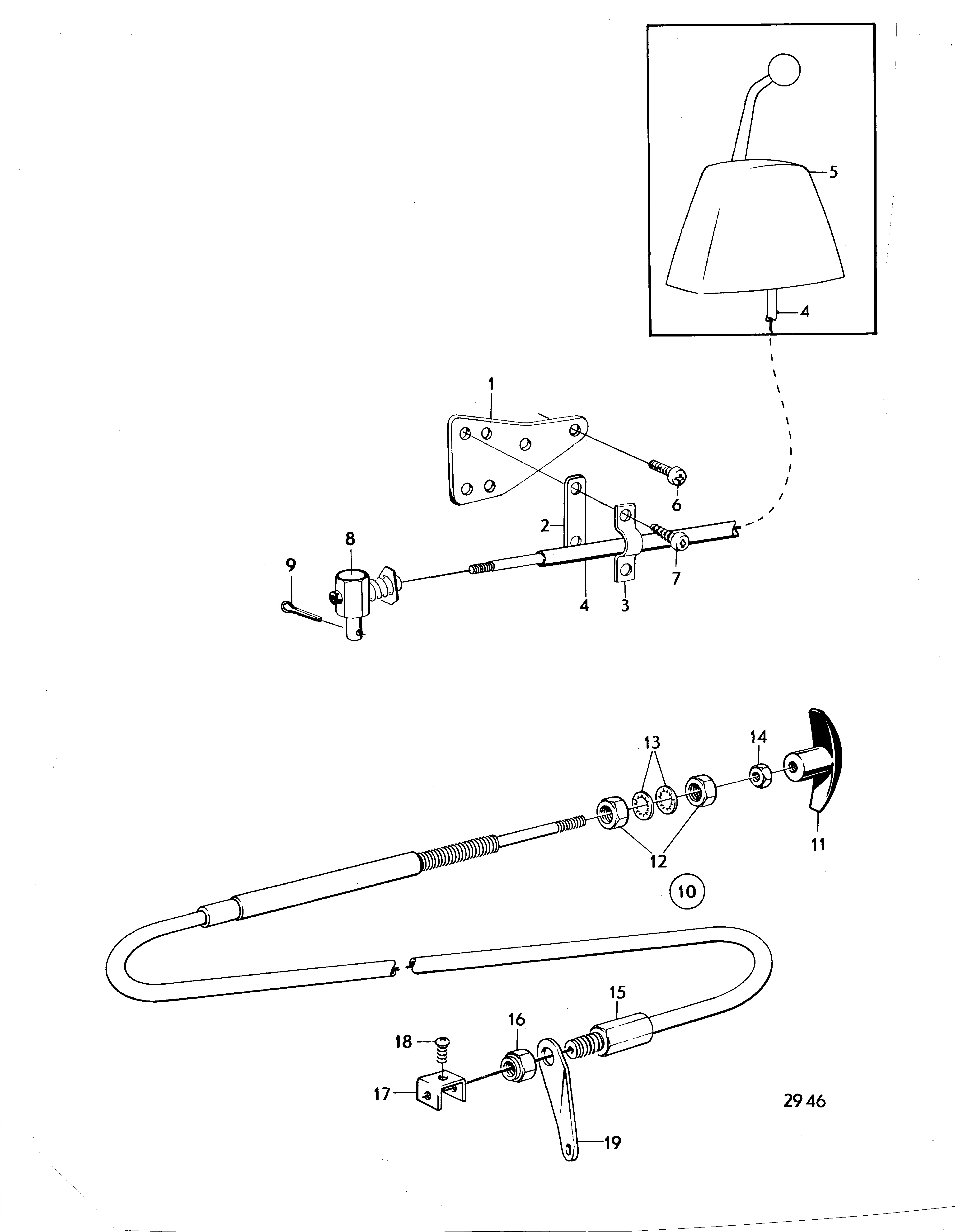 Commande du régime moteur et commande d'arrêt
