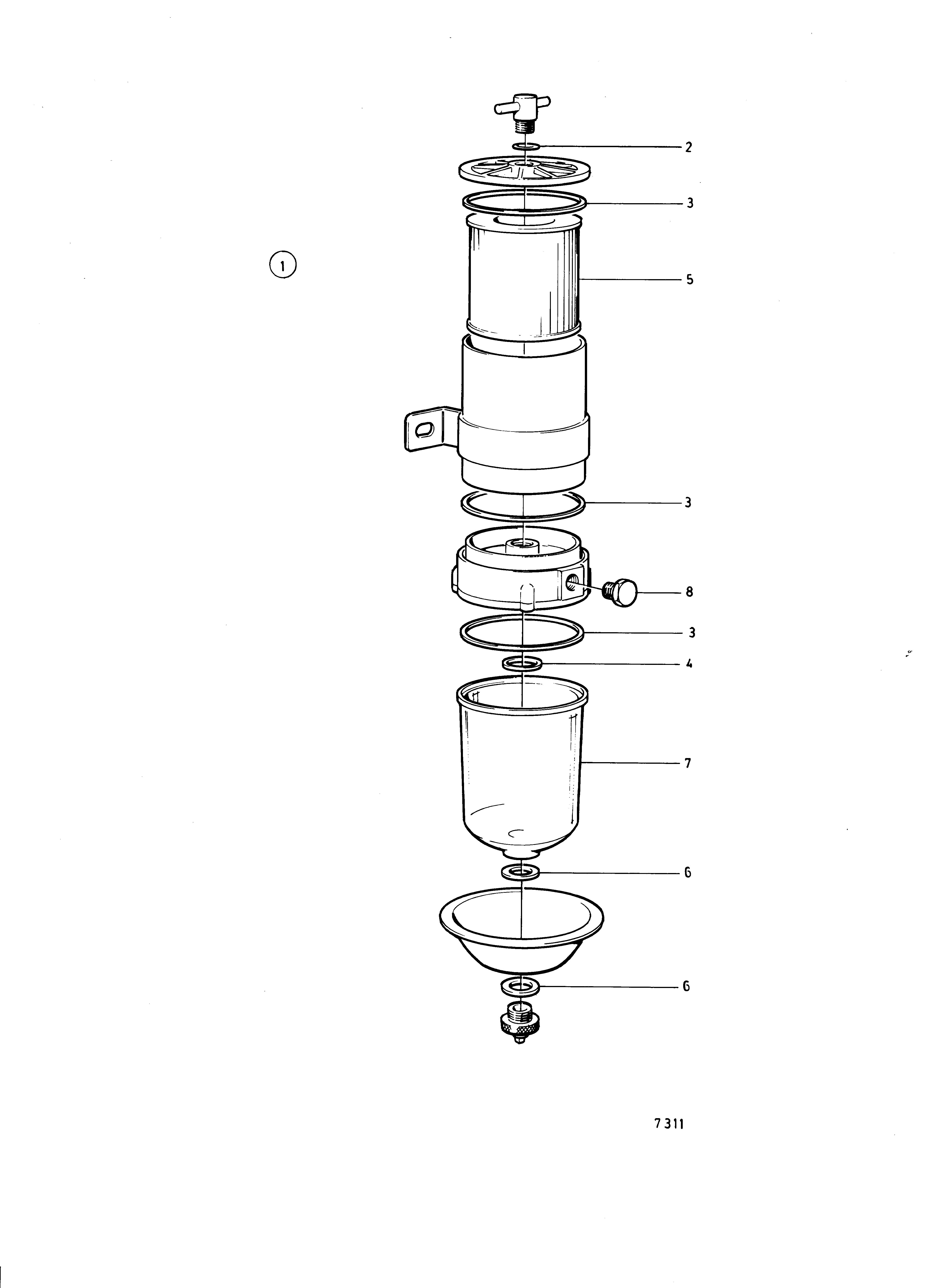 Nettoyeur de carburant « Racor » Single