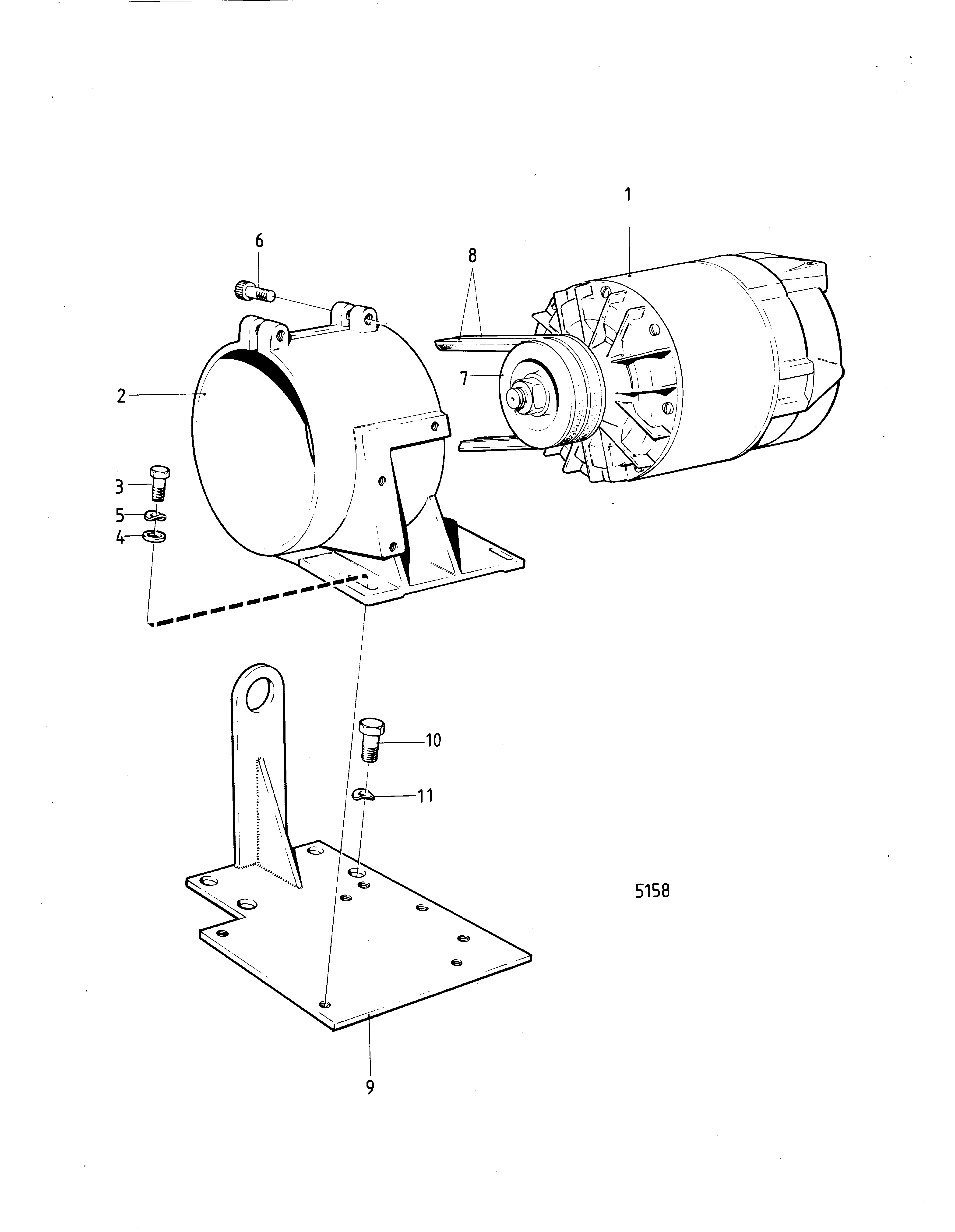 Alternateur et composants d’installation 24V60A, 32V60A