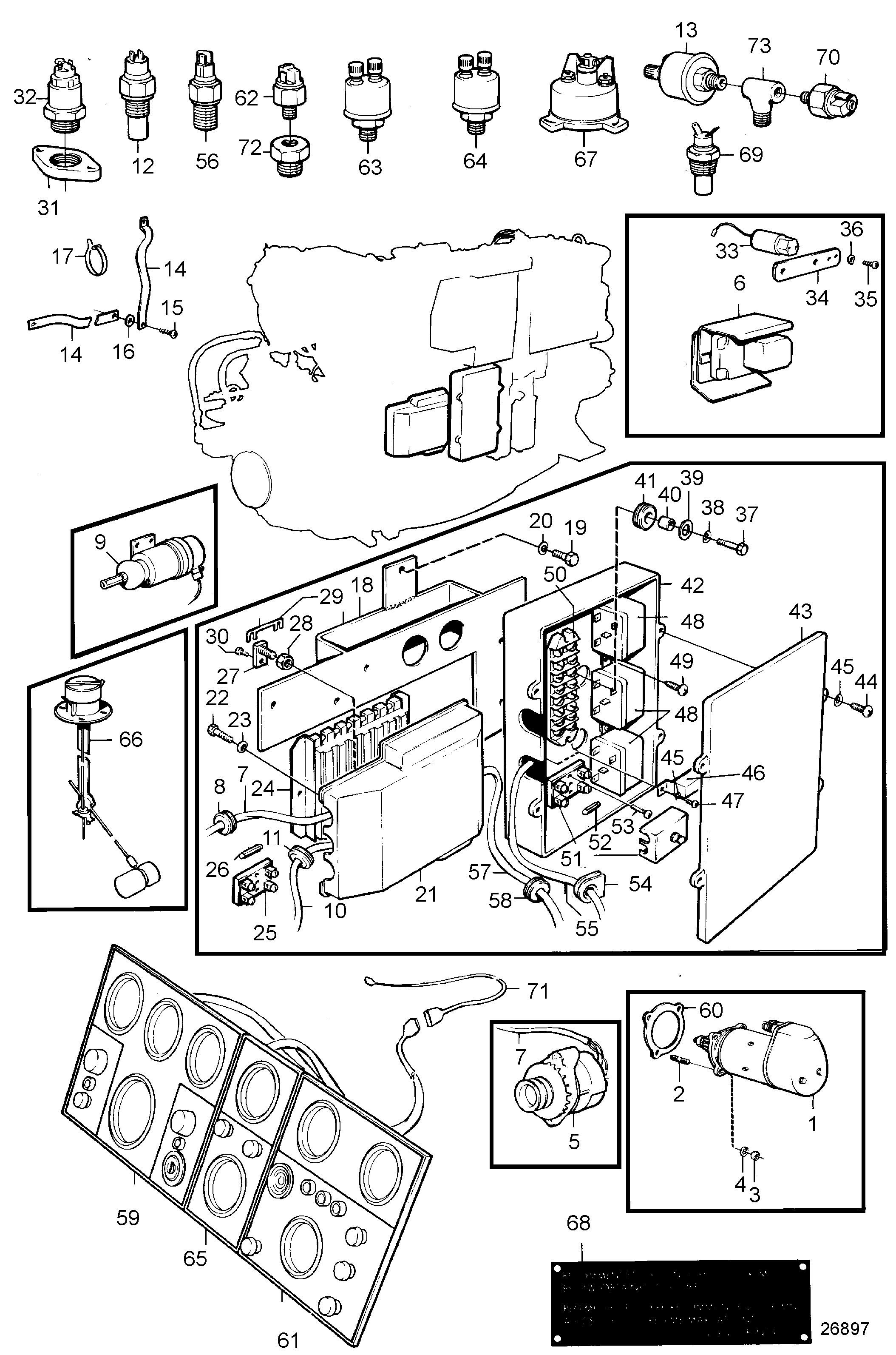 Système électrique et tableau bord