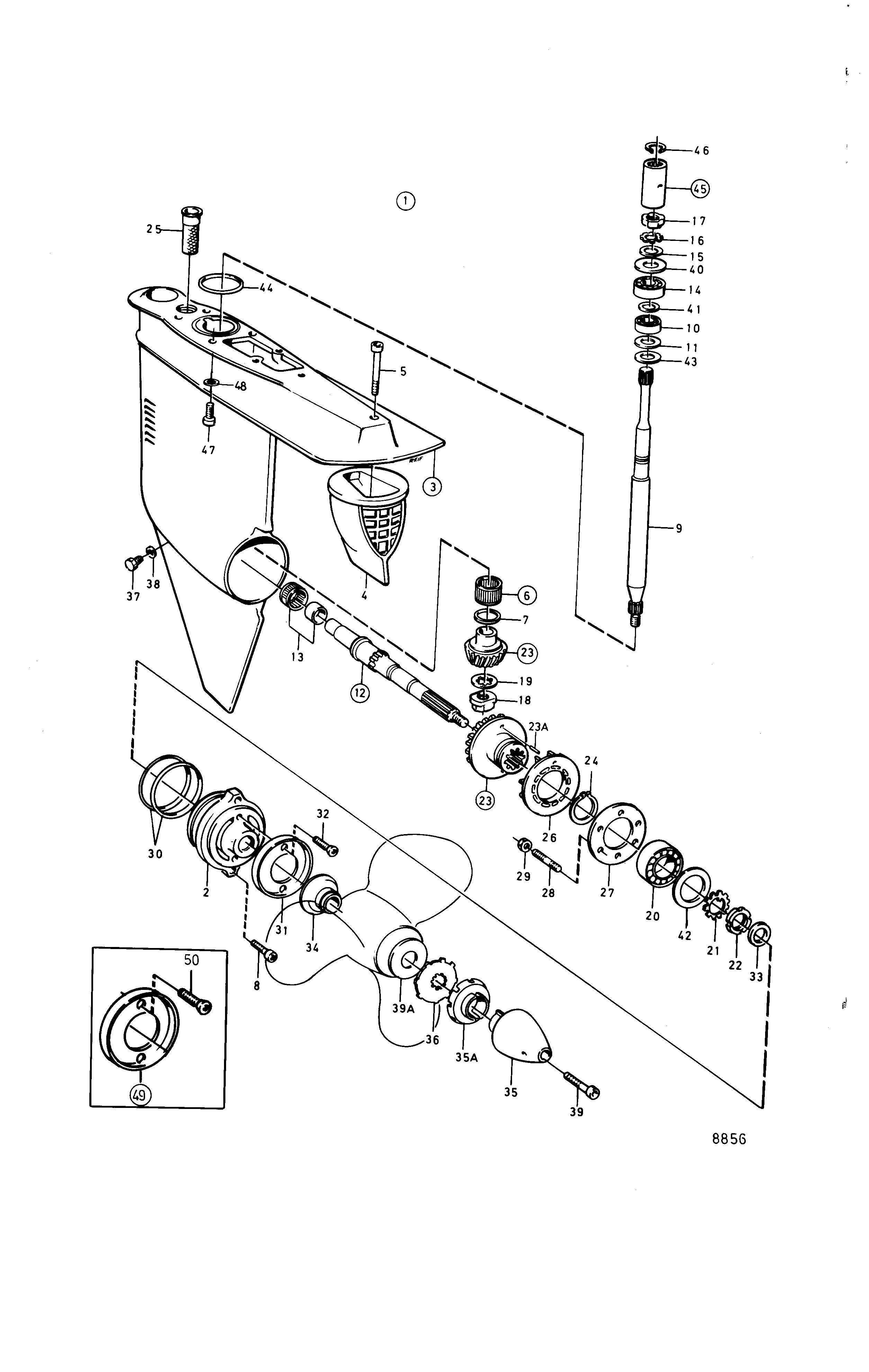 Unité d’engrenage inférieur