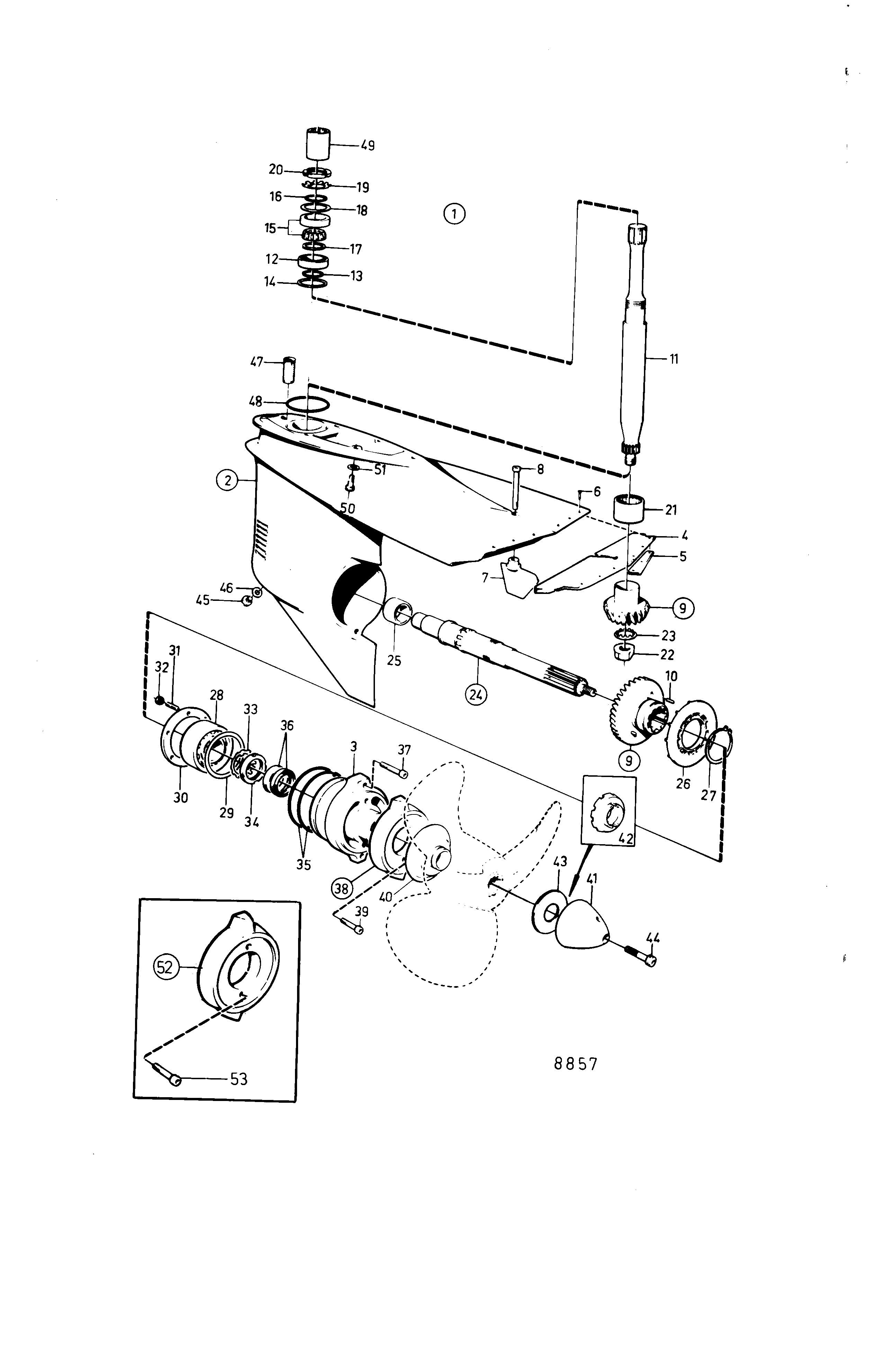 Unité d’engrenage inférieur