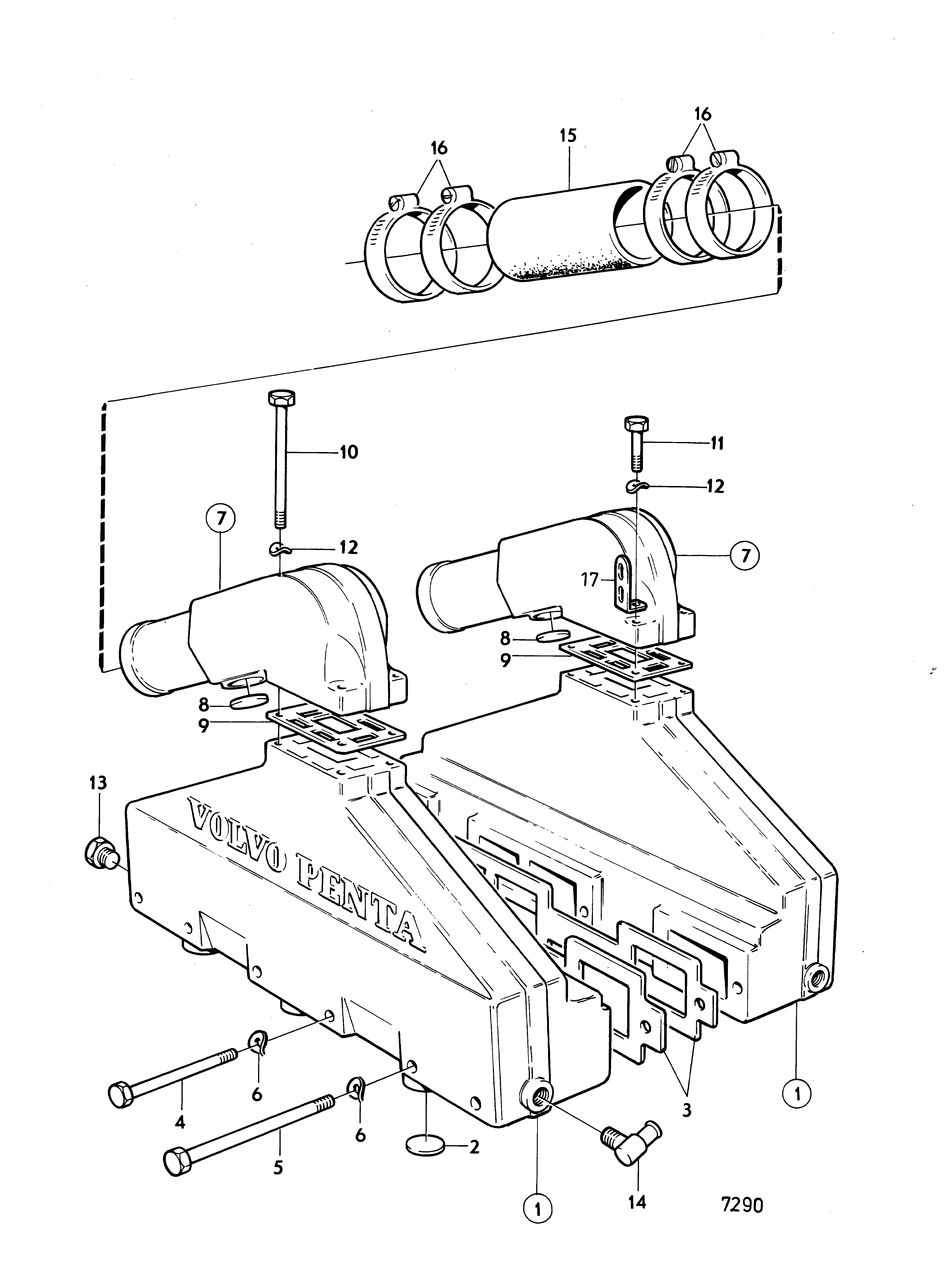 Collecteur d’échappement