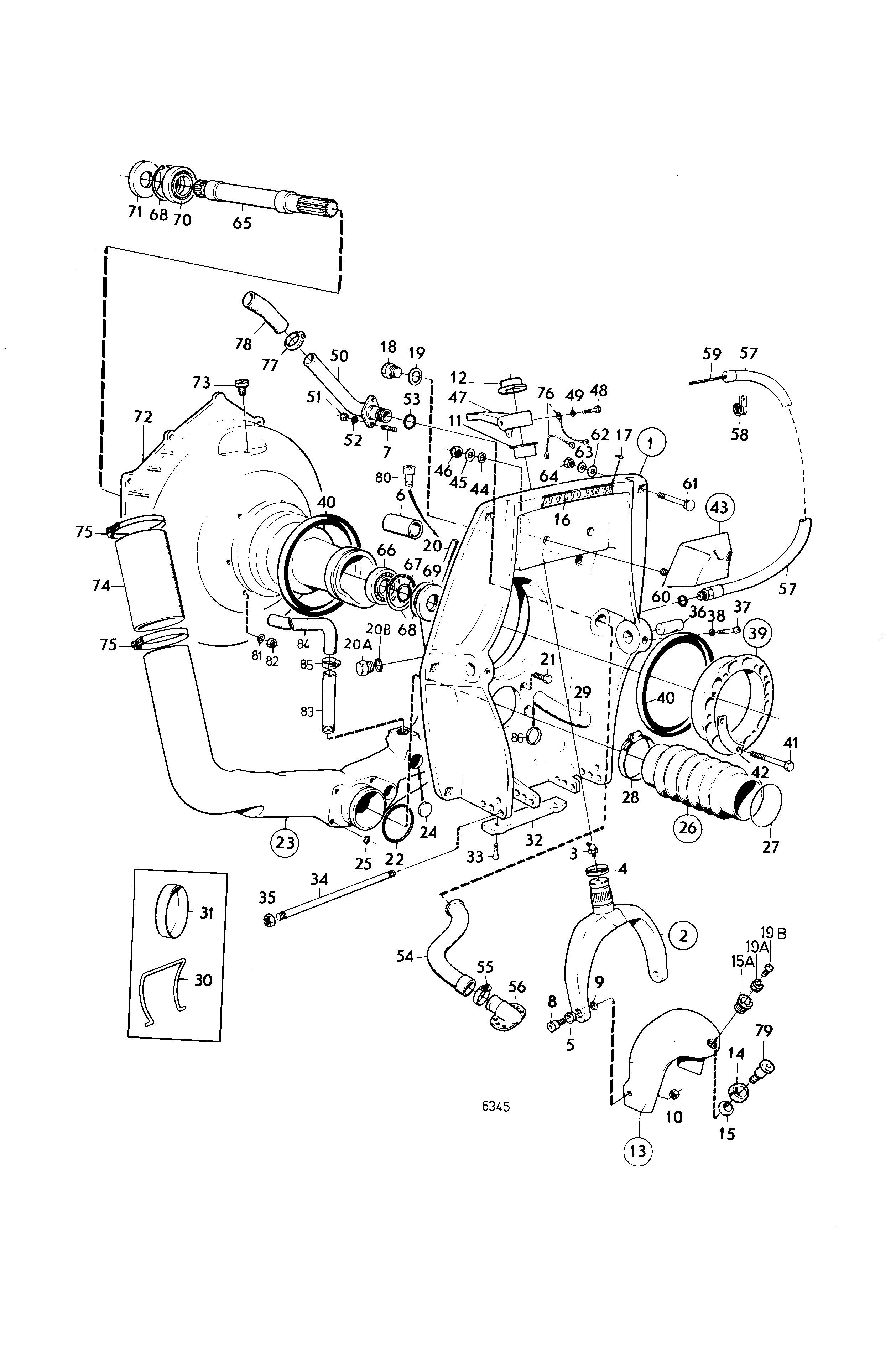 Pièces de liaison transmission AQ 280