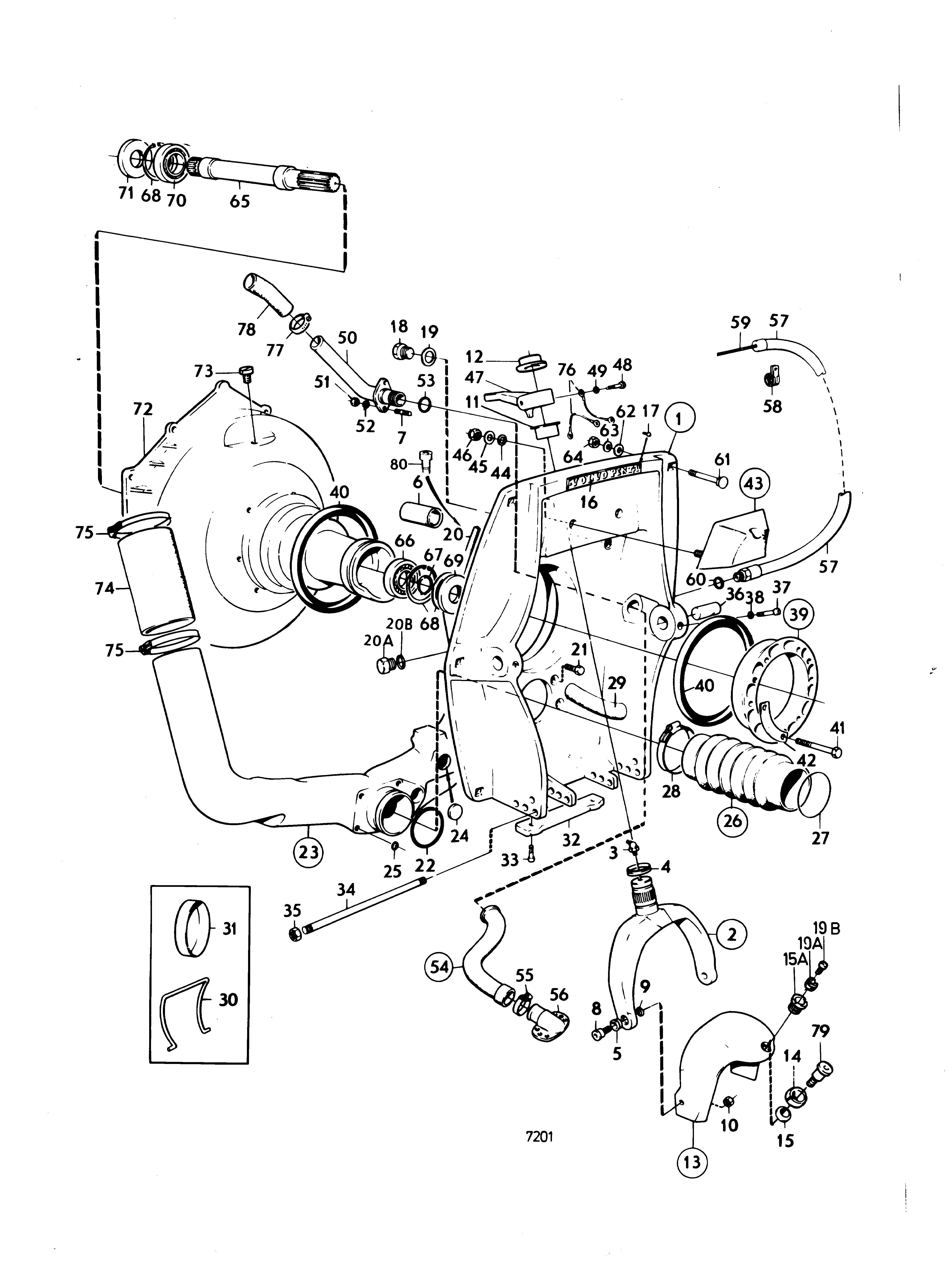 Pièces de liaison transmission AQ 280