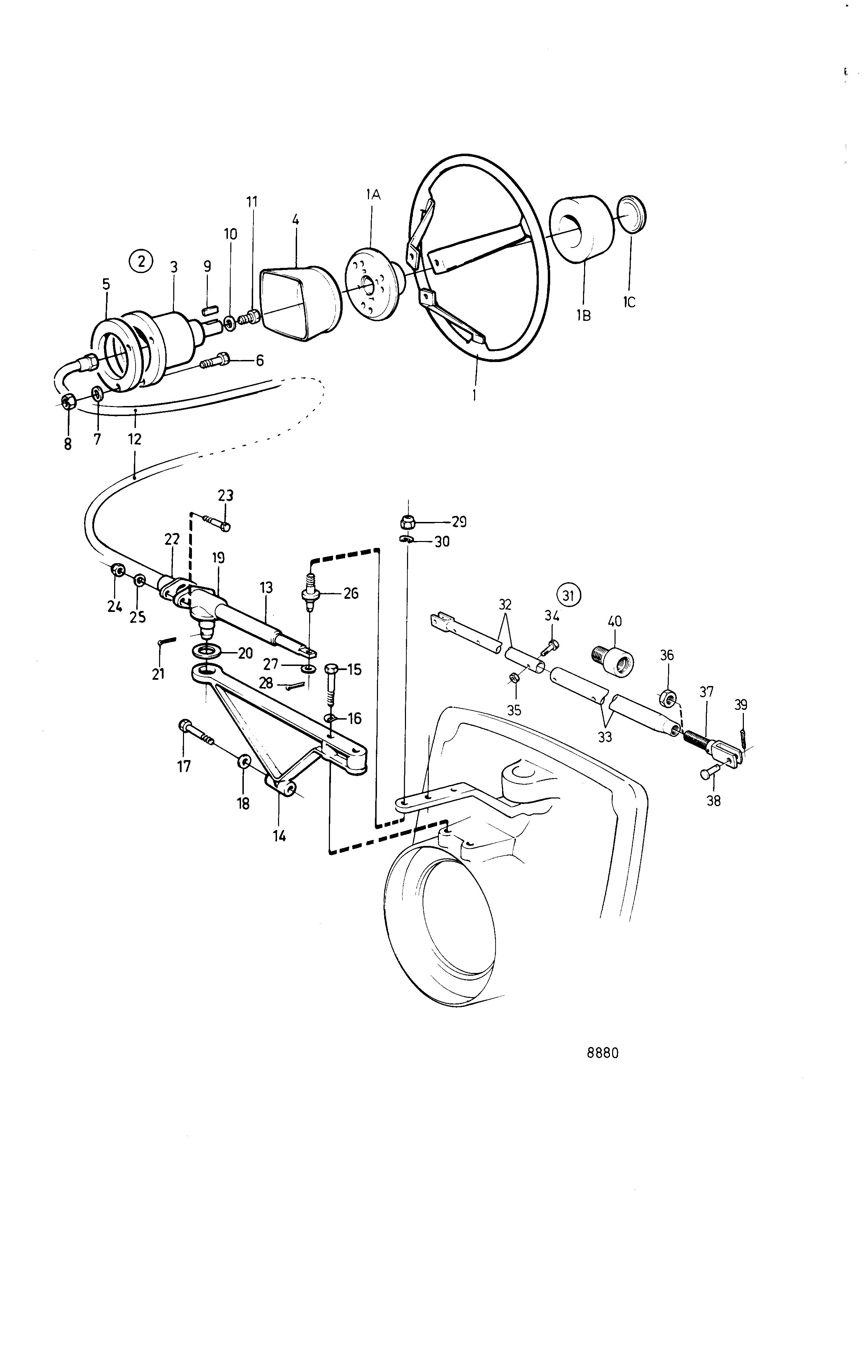 Mécanisme de direction, Unité de transmission Roto Pilot AQ 290A