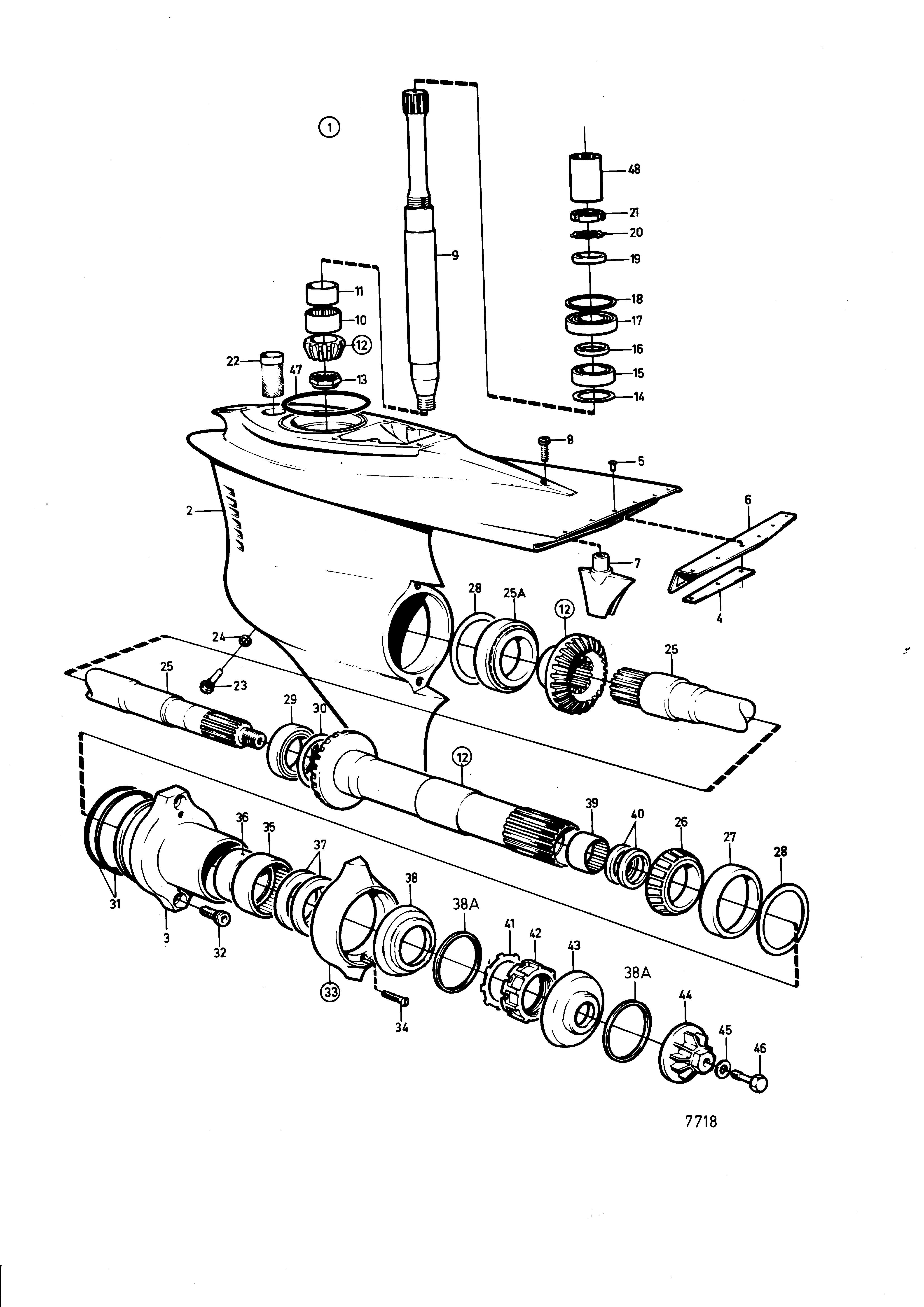 Unité d’engrenage inférieur