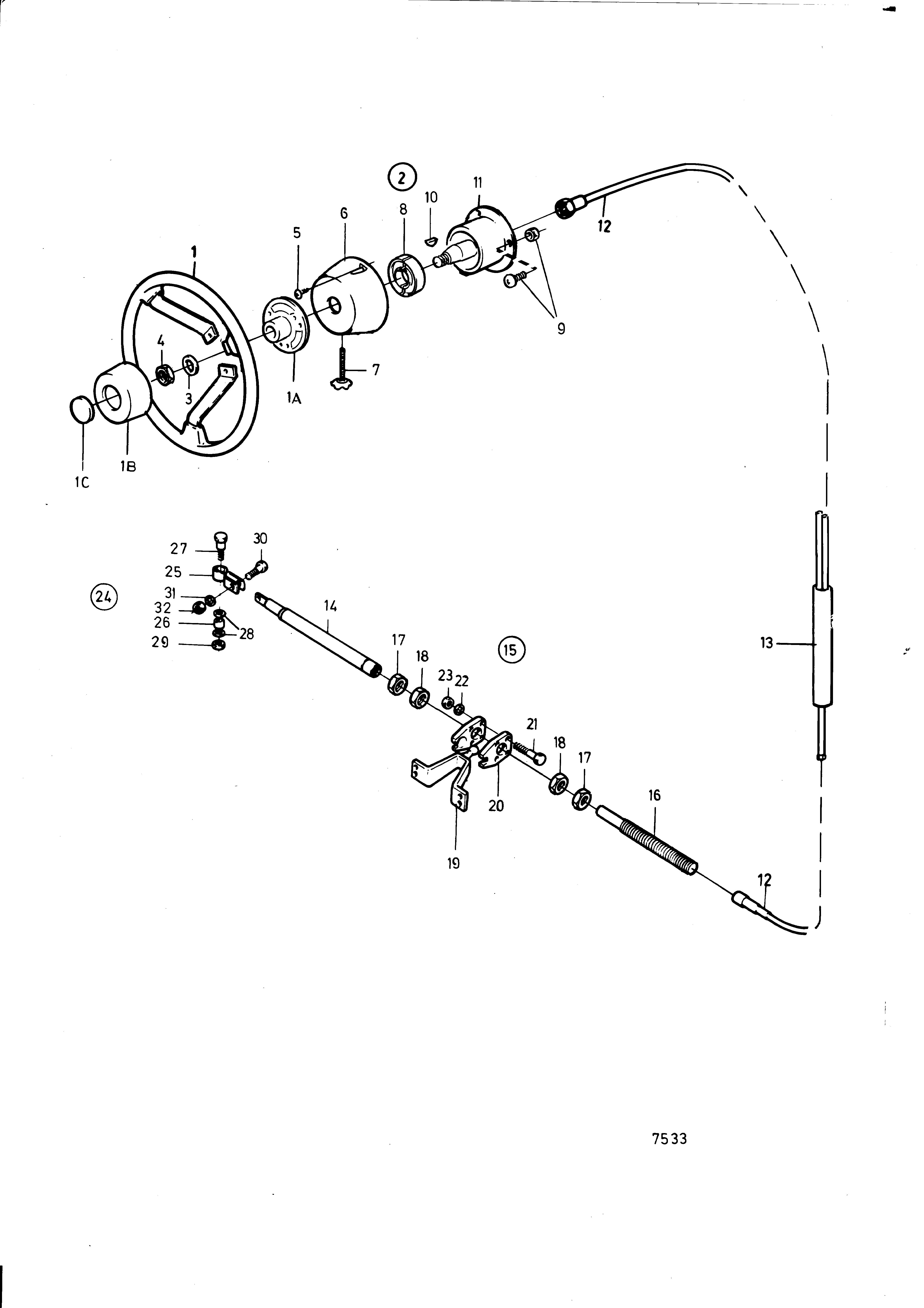 Mécanisme de direction Roto Pilot STS 330