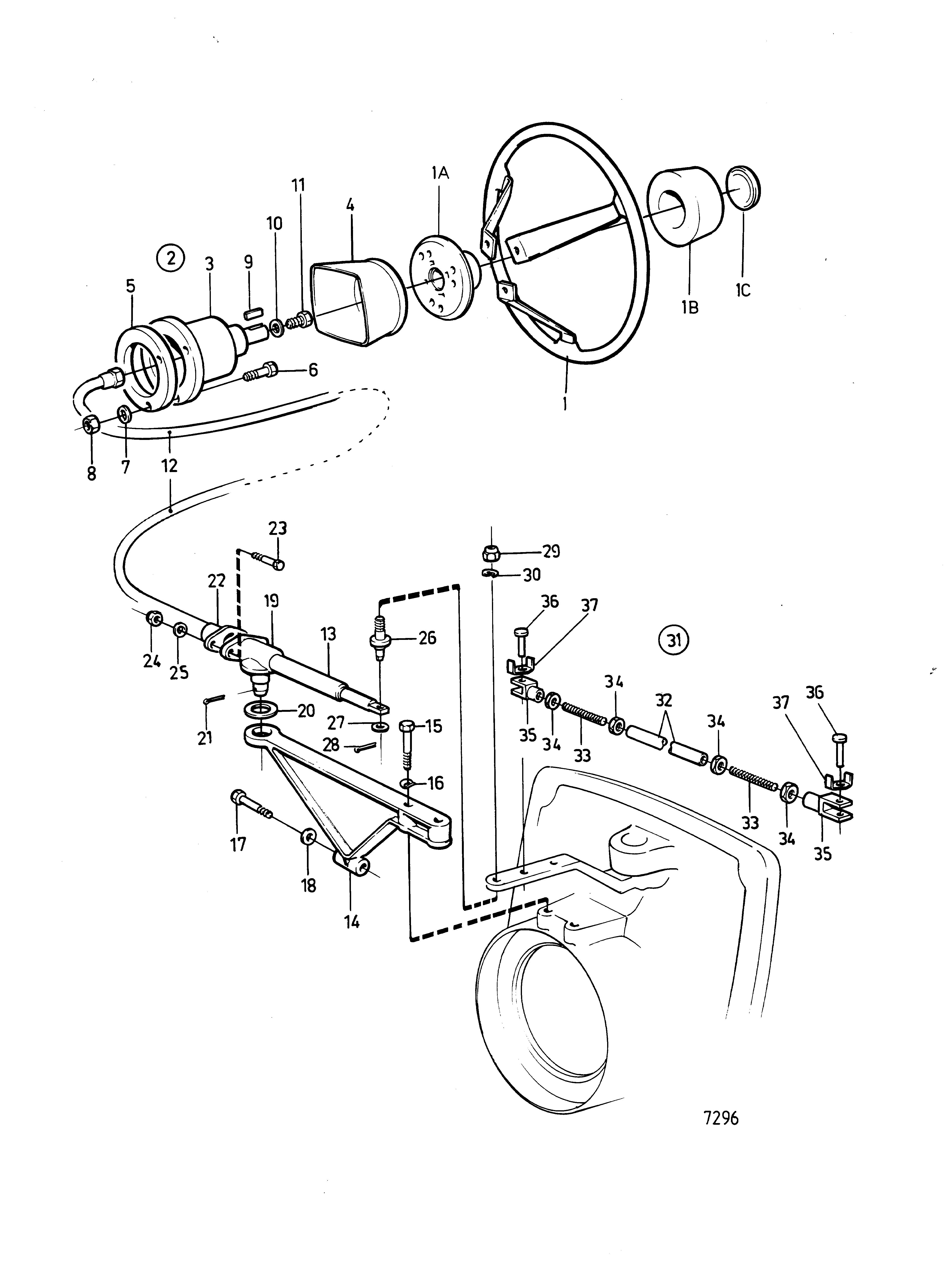 Mécanisme de direction, Unité d’entraînement Roto Pilot AQ 290