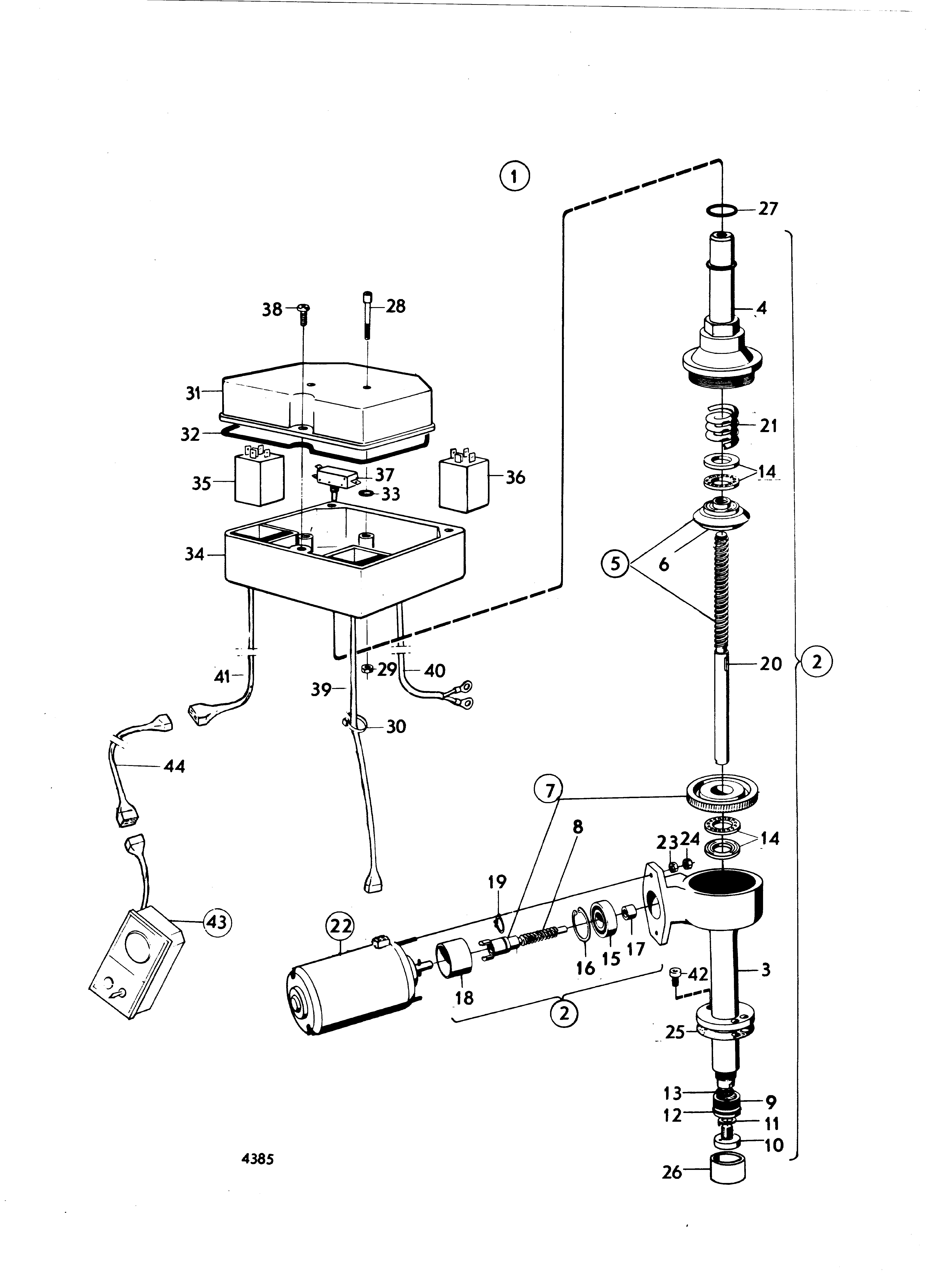 Dispositif de levage mécanique unité de transmission AQ 280, Ancien modèle