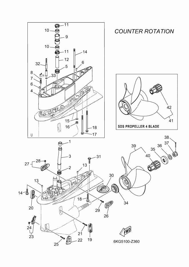 BOITIER D'HELICE TRANSMISSION4
