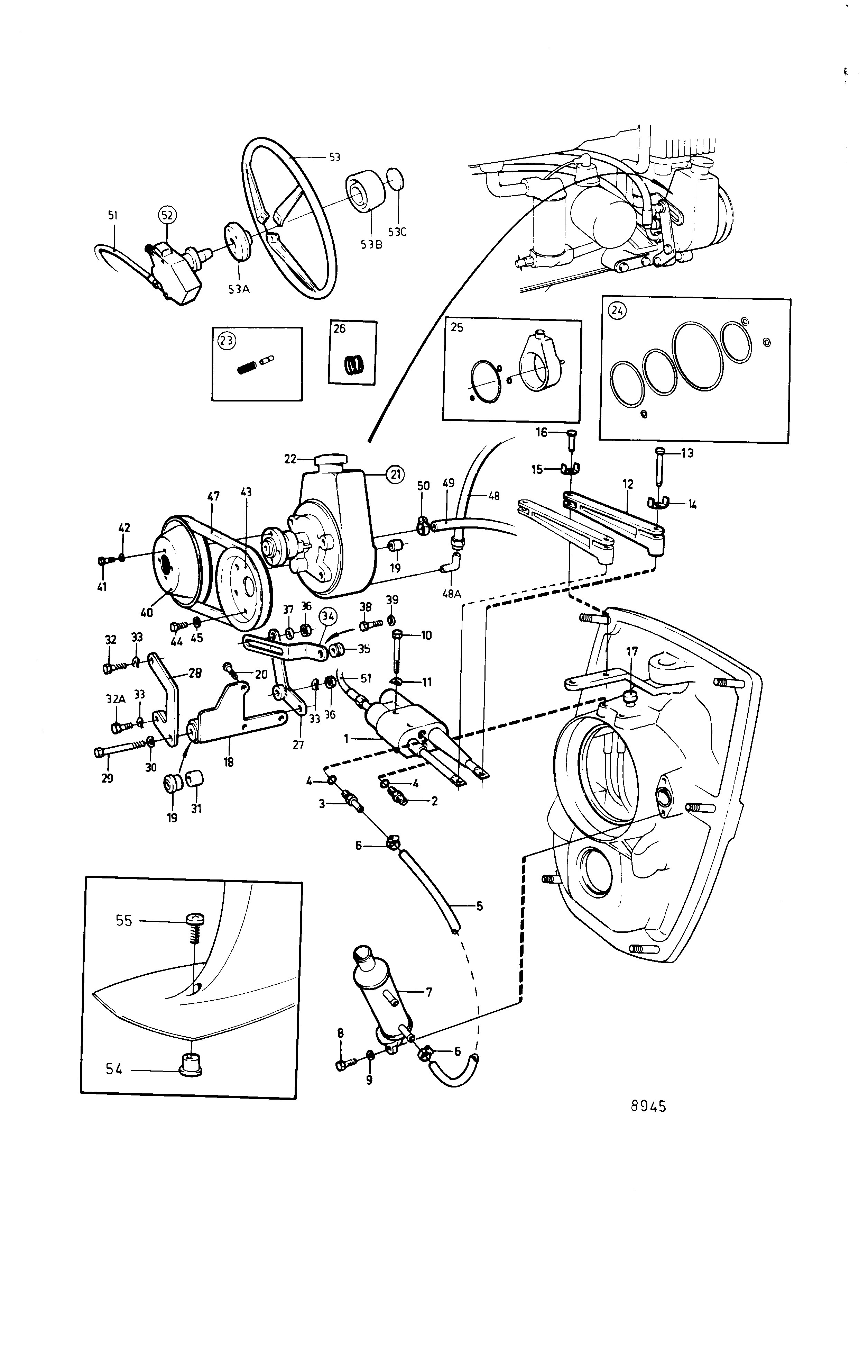 Direction servo-assistée Unité de transmission AQ