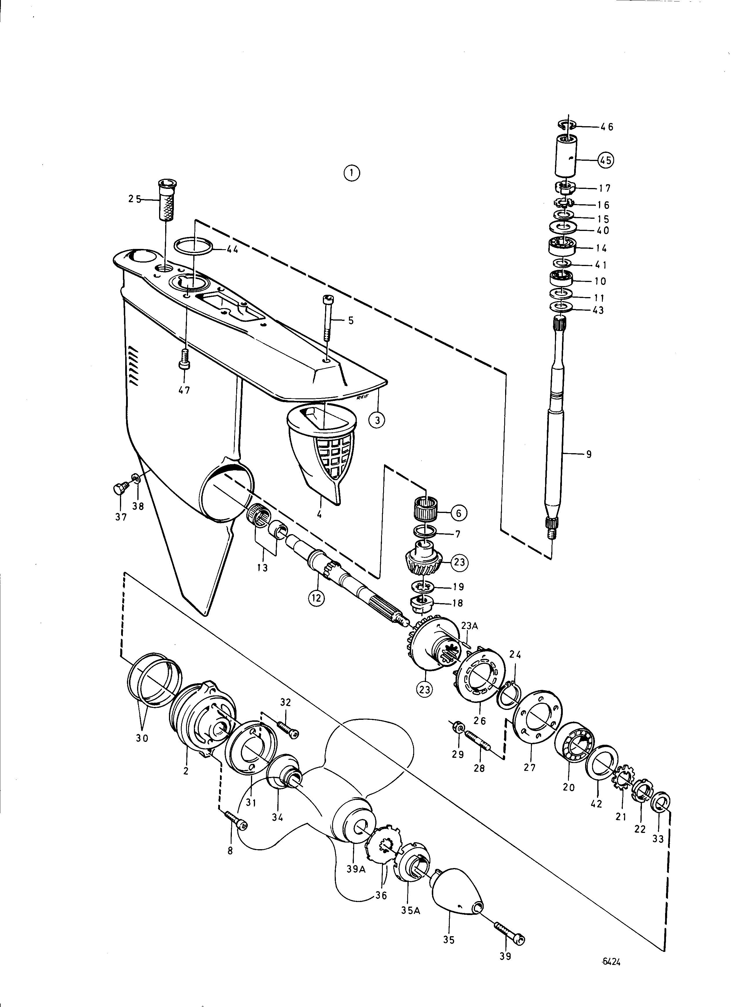 Unité d’engrenage inférieur