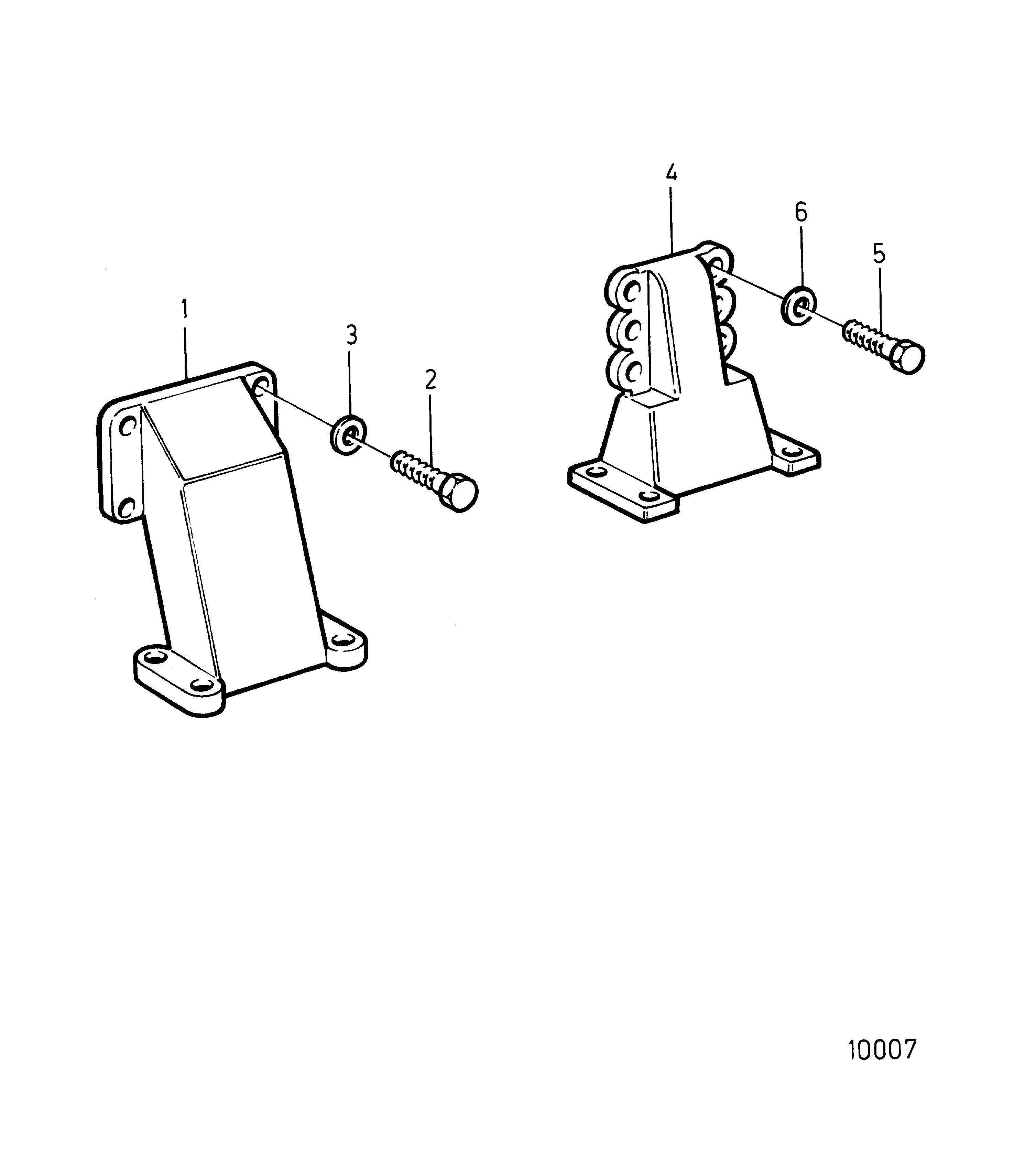 Suspension du moteur