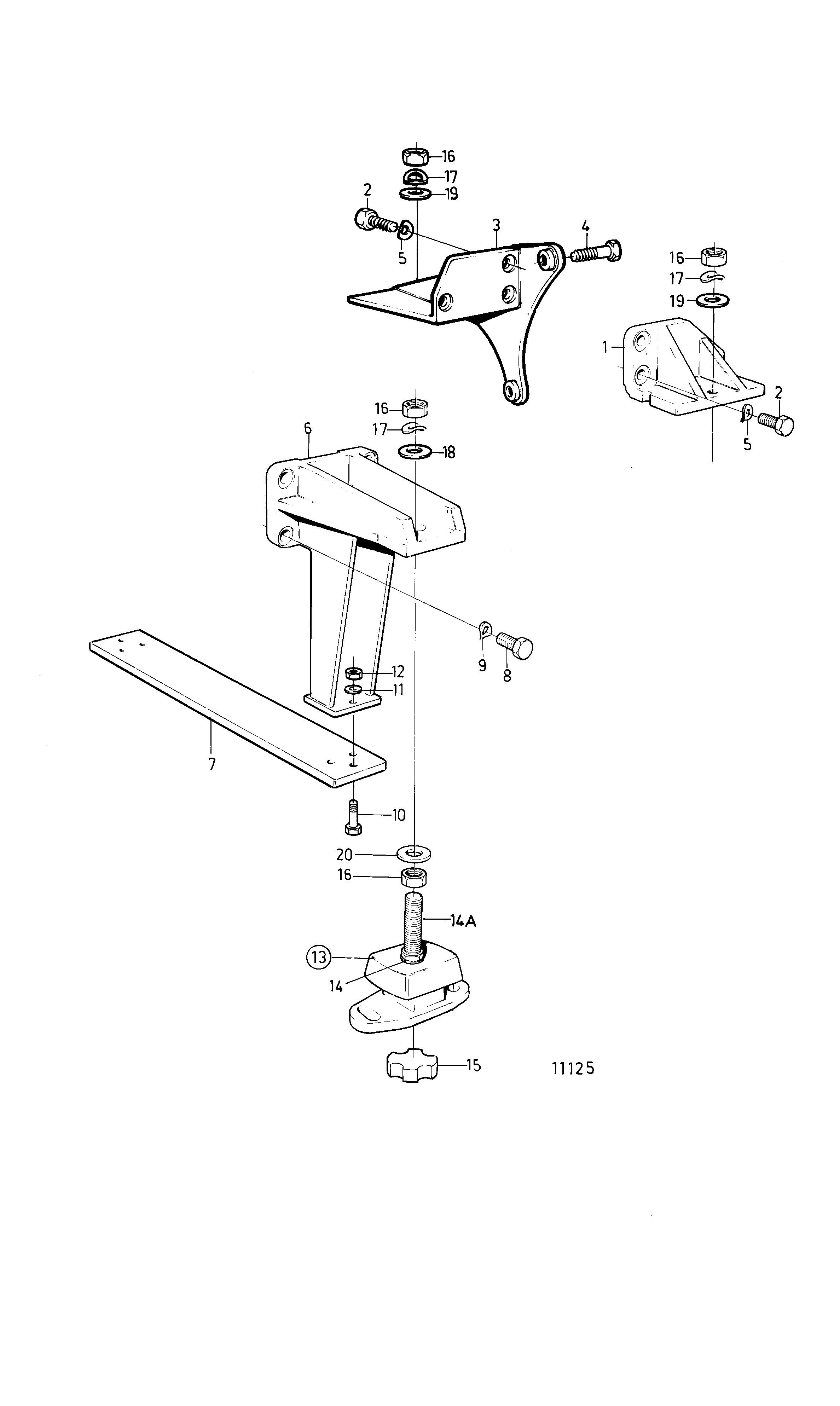 Suspension de moteur pour les installations d’arbre de transmission universelles