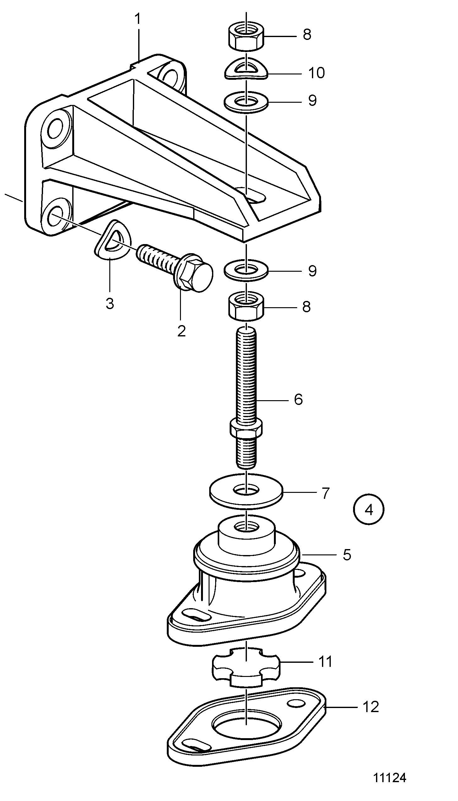 Suspension du moteur