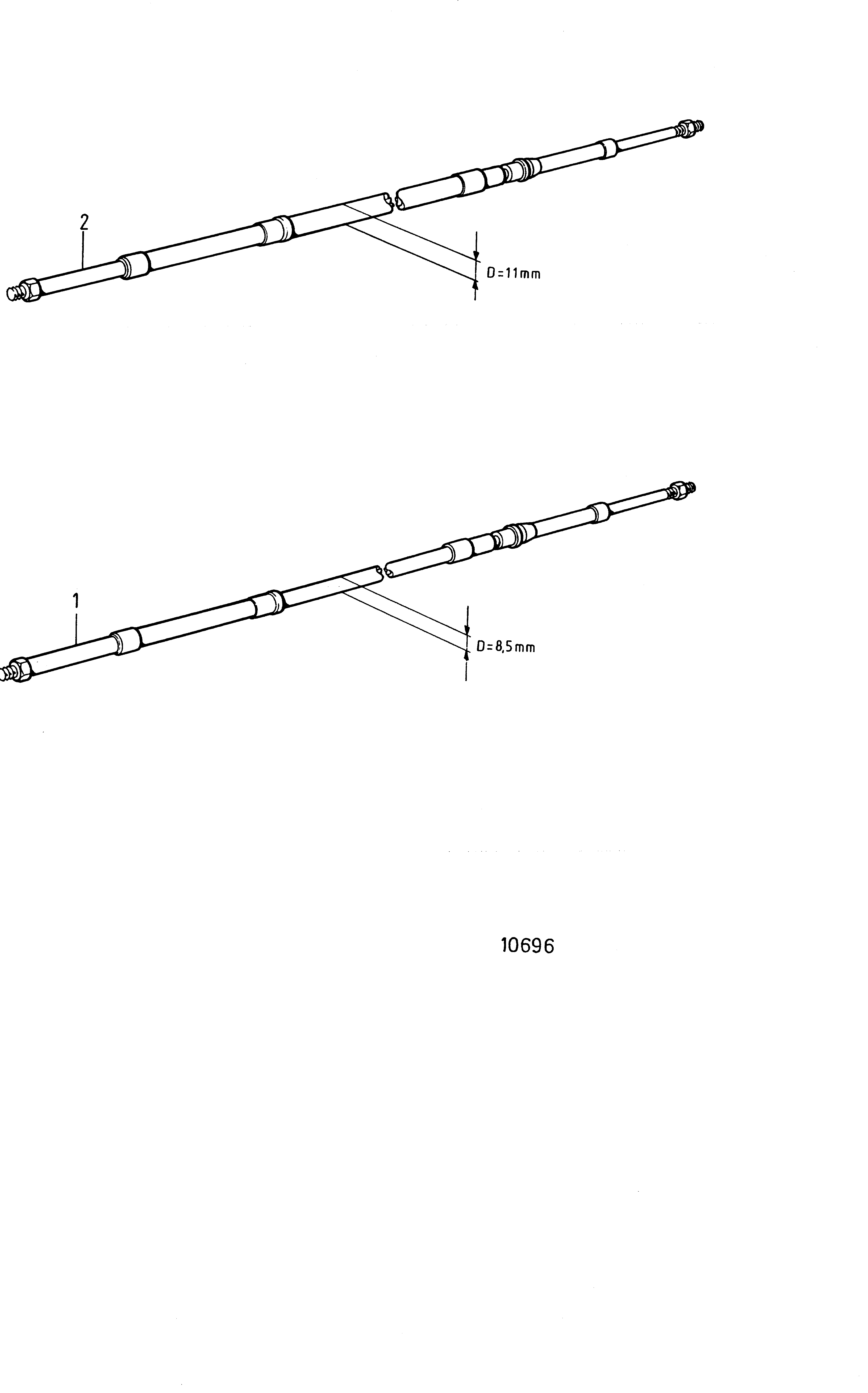 Cables de control