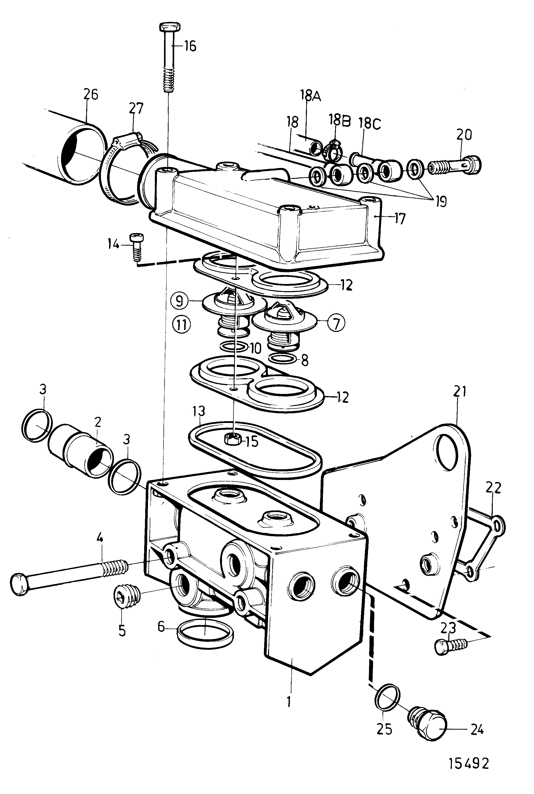 Boîtier de thermostat