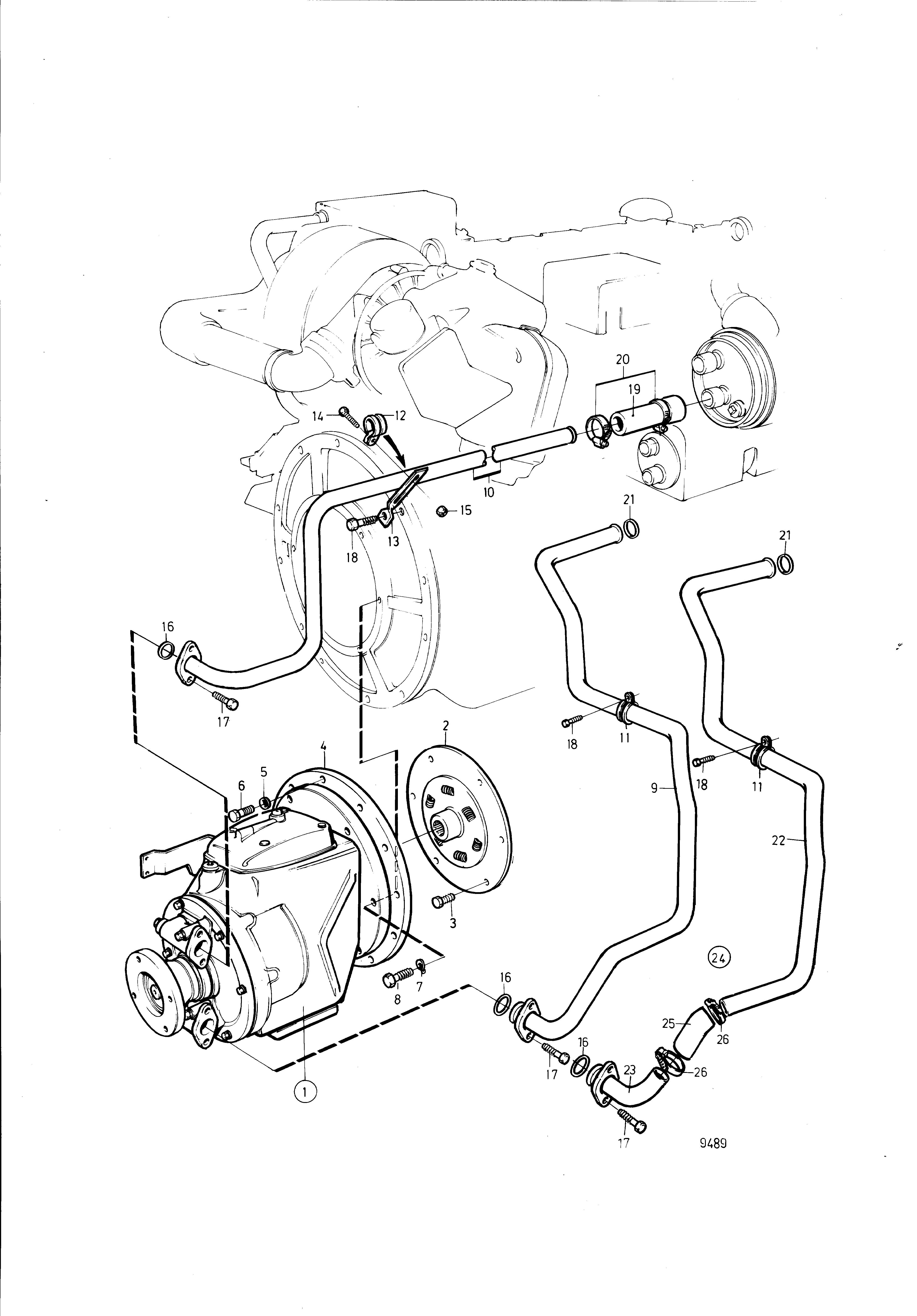 Pièces de raccordement, inverseur MS4A, MS4B