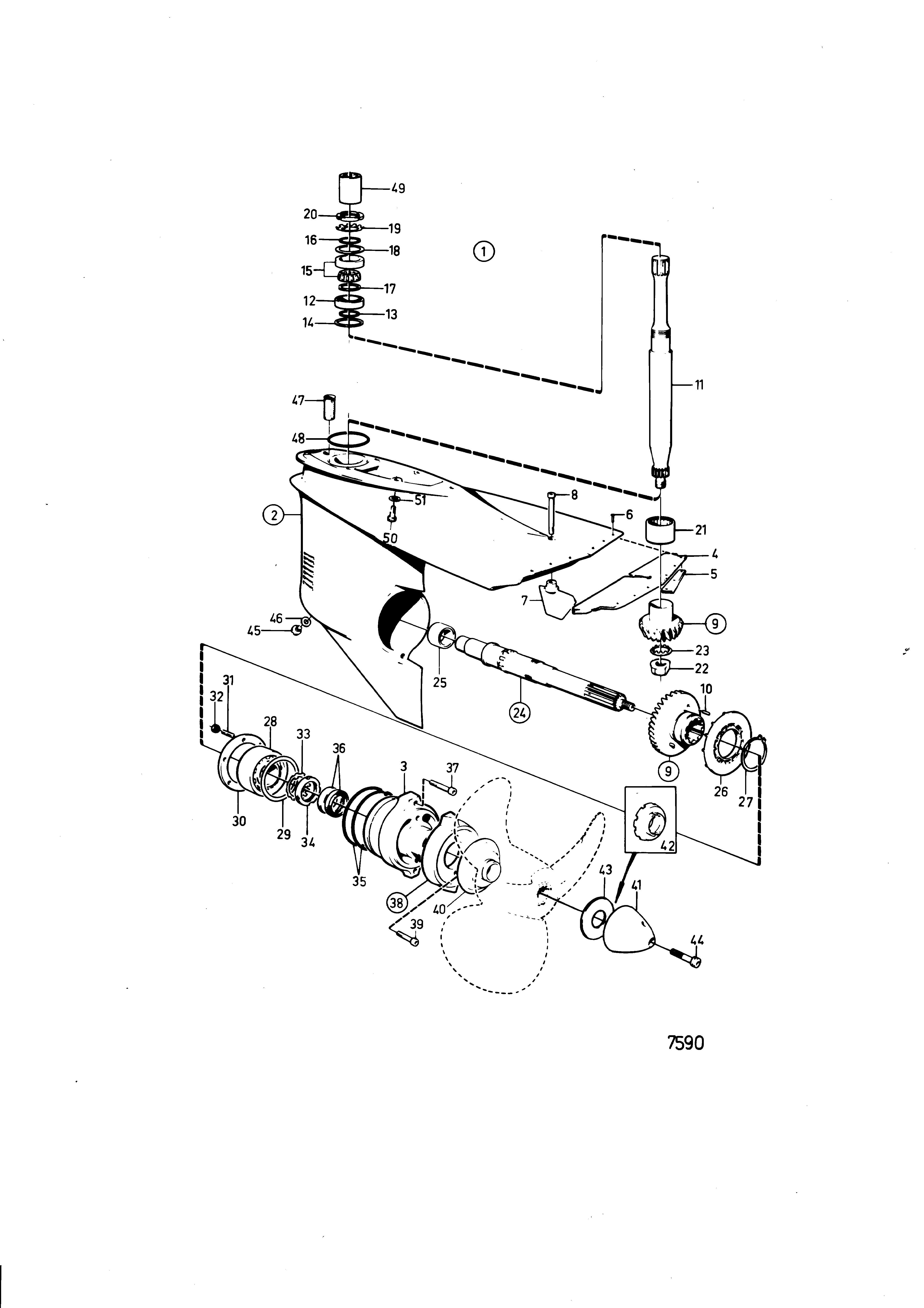 Unité d’engrenage inférieur AQ Drive Unit 290