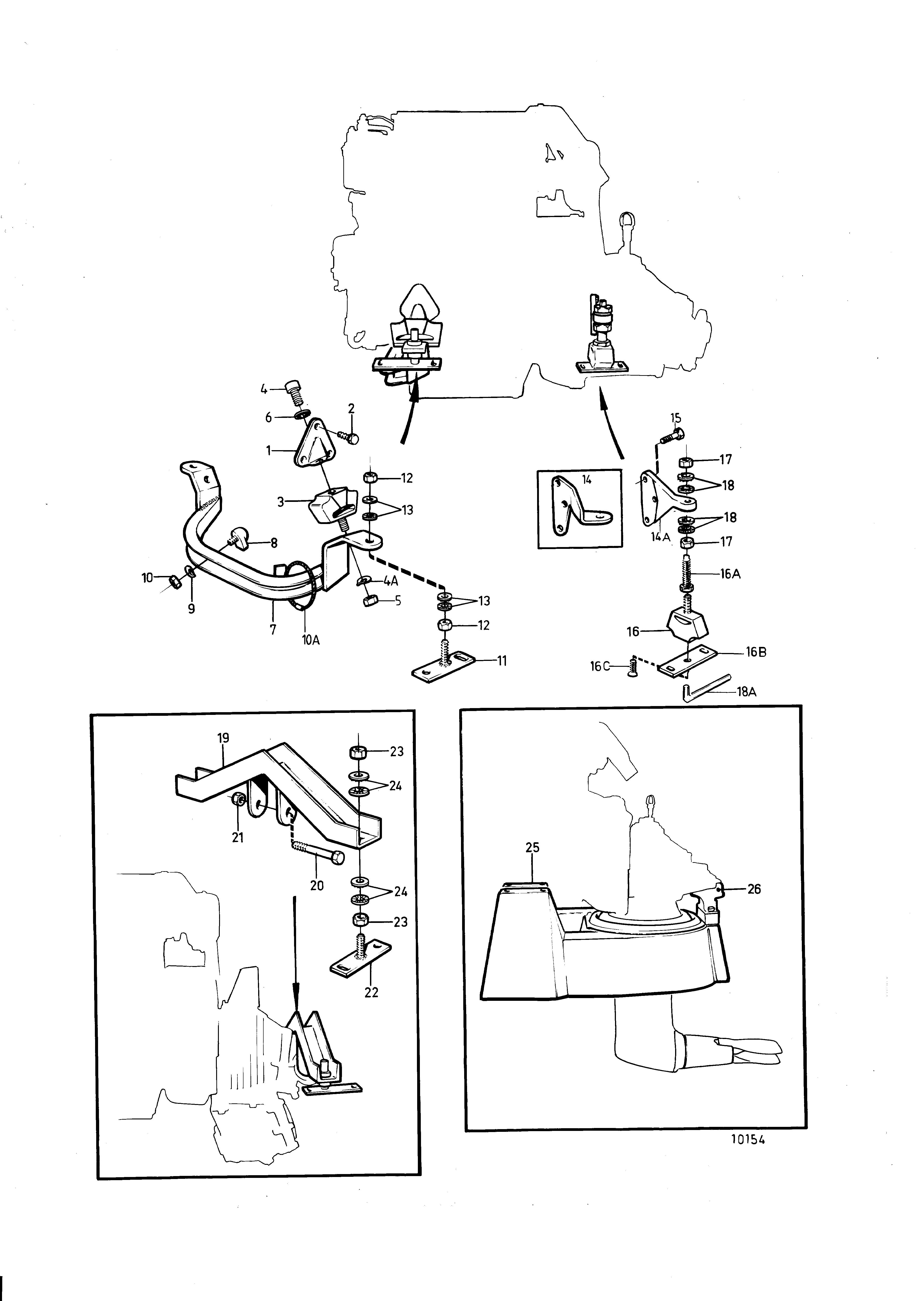Suspension du moteur