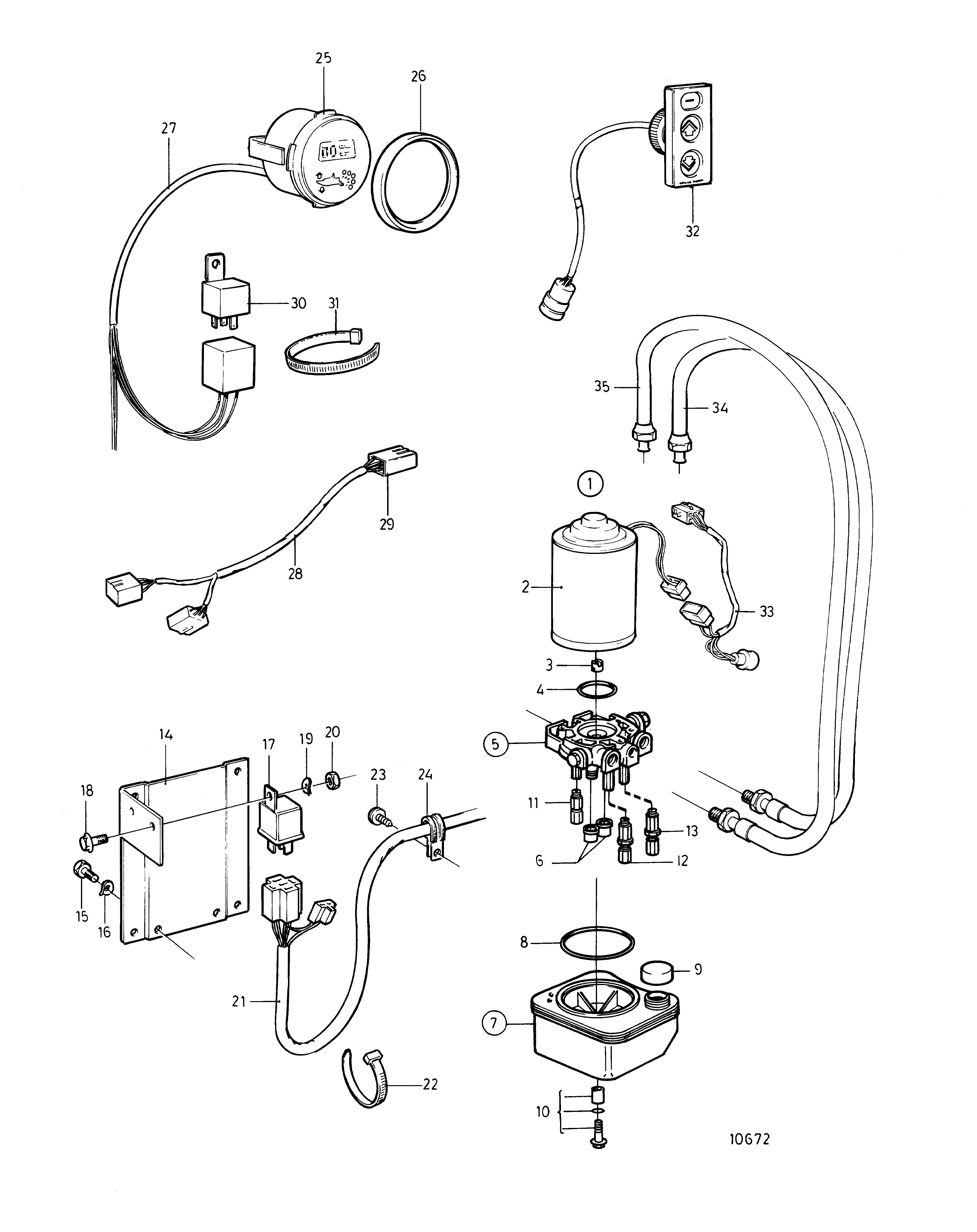 Pompe hydraulique, trim et pièces de montage