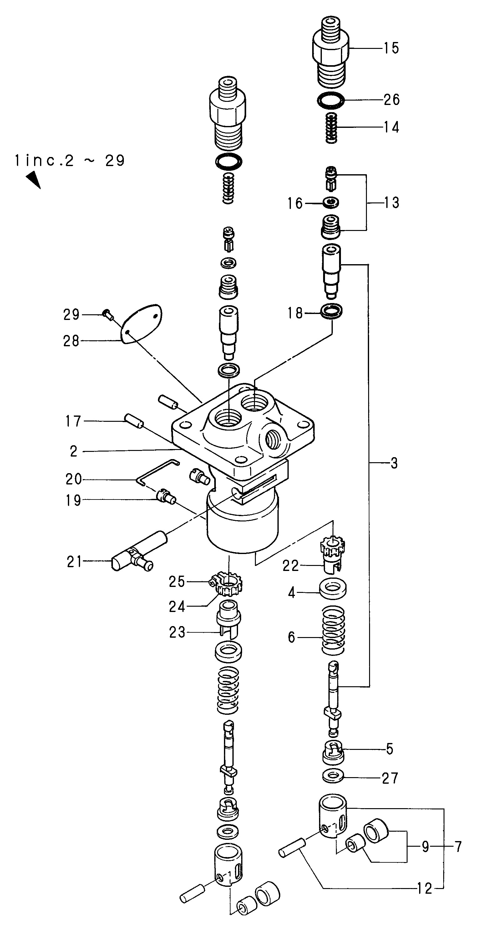 FIG 11. POMMES D'INJECTION DE FUEL
