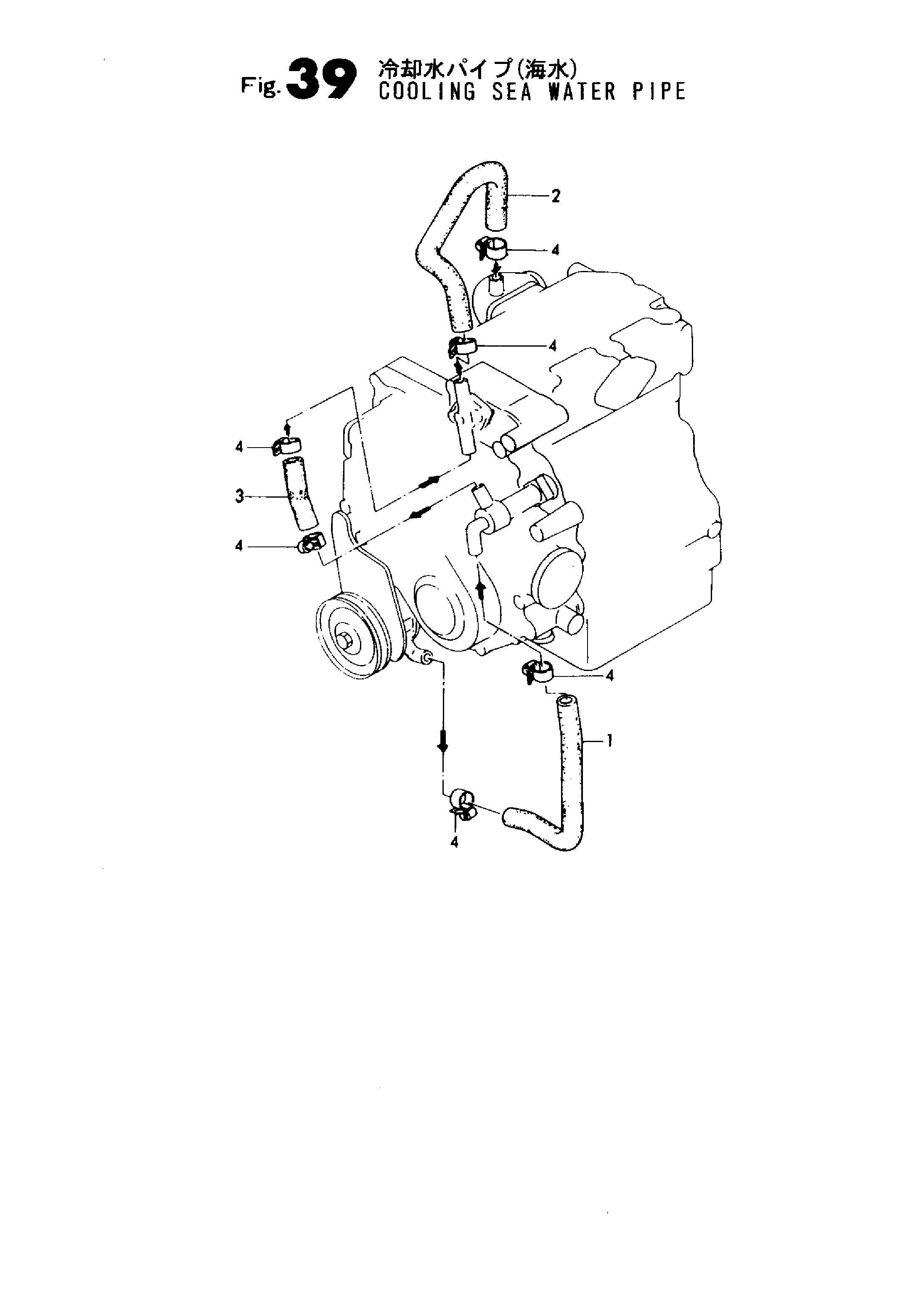FIG 39. COOLING WATER PIPE