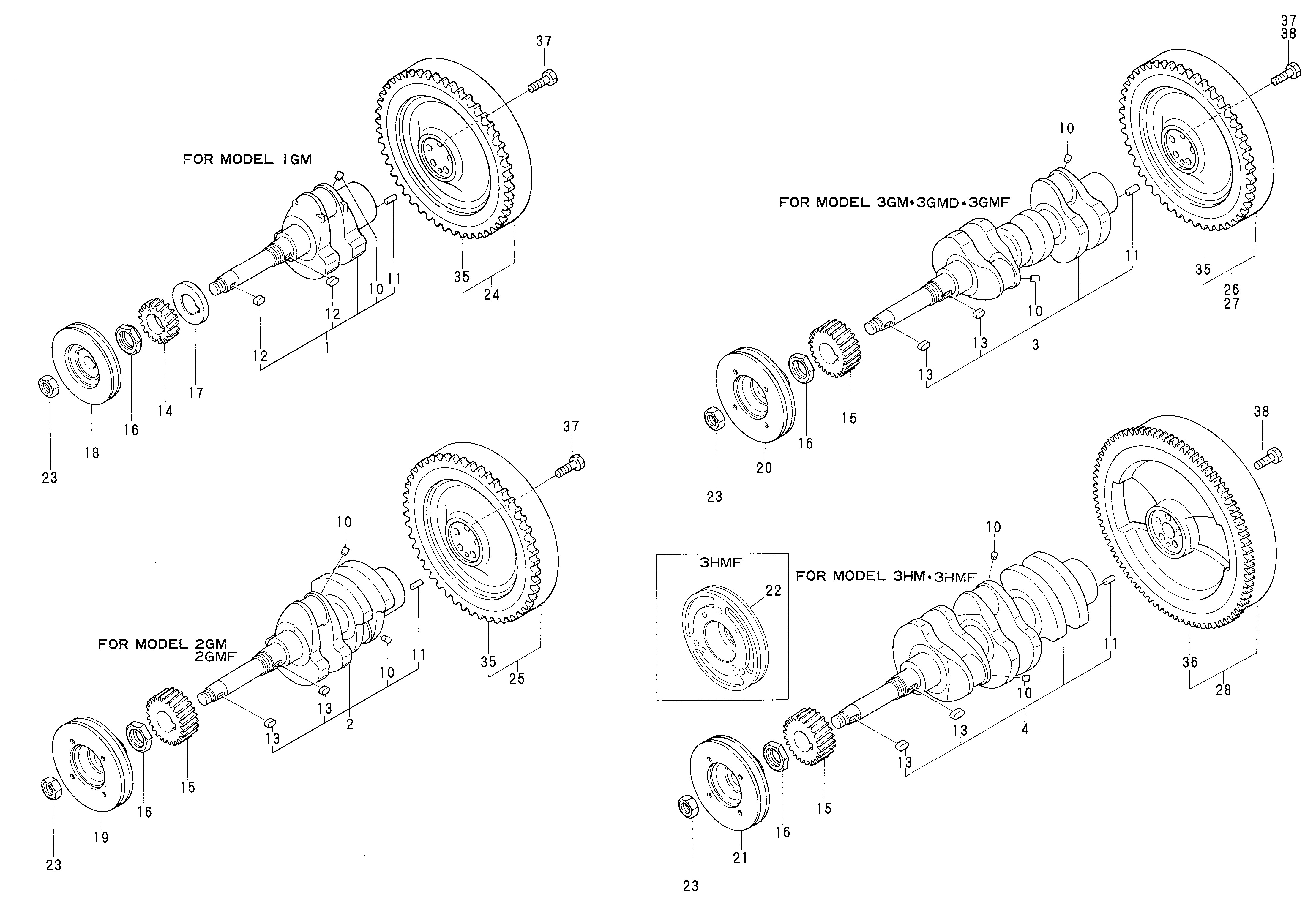 FIG 18. CRANKSHAFT " FLYWHEEL