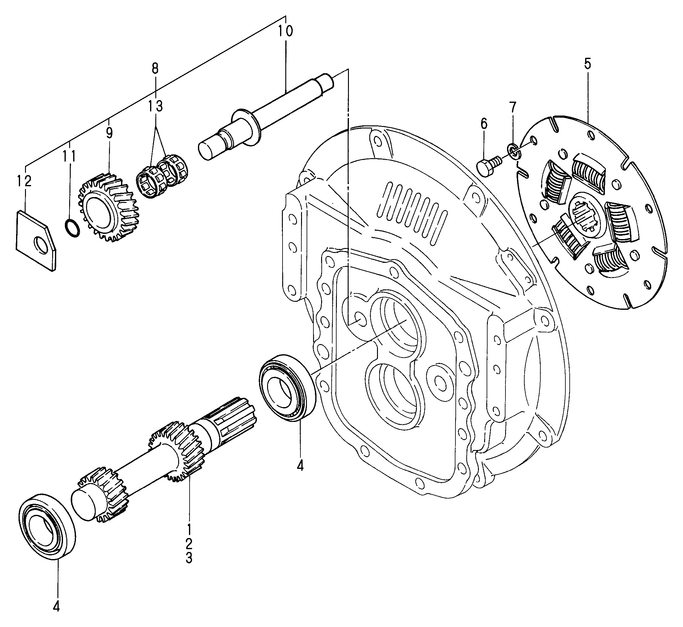 FIG 71. INPUT SHAFT " IDLE GEAR SHAFT