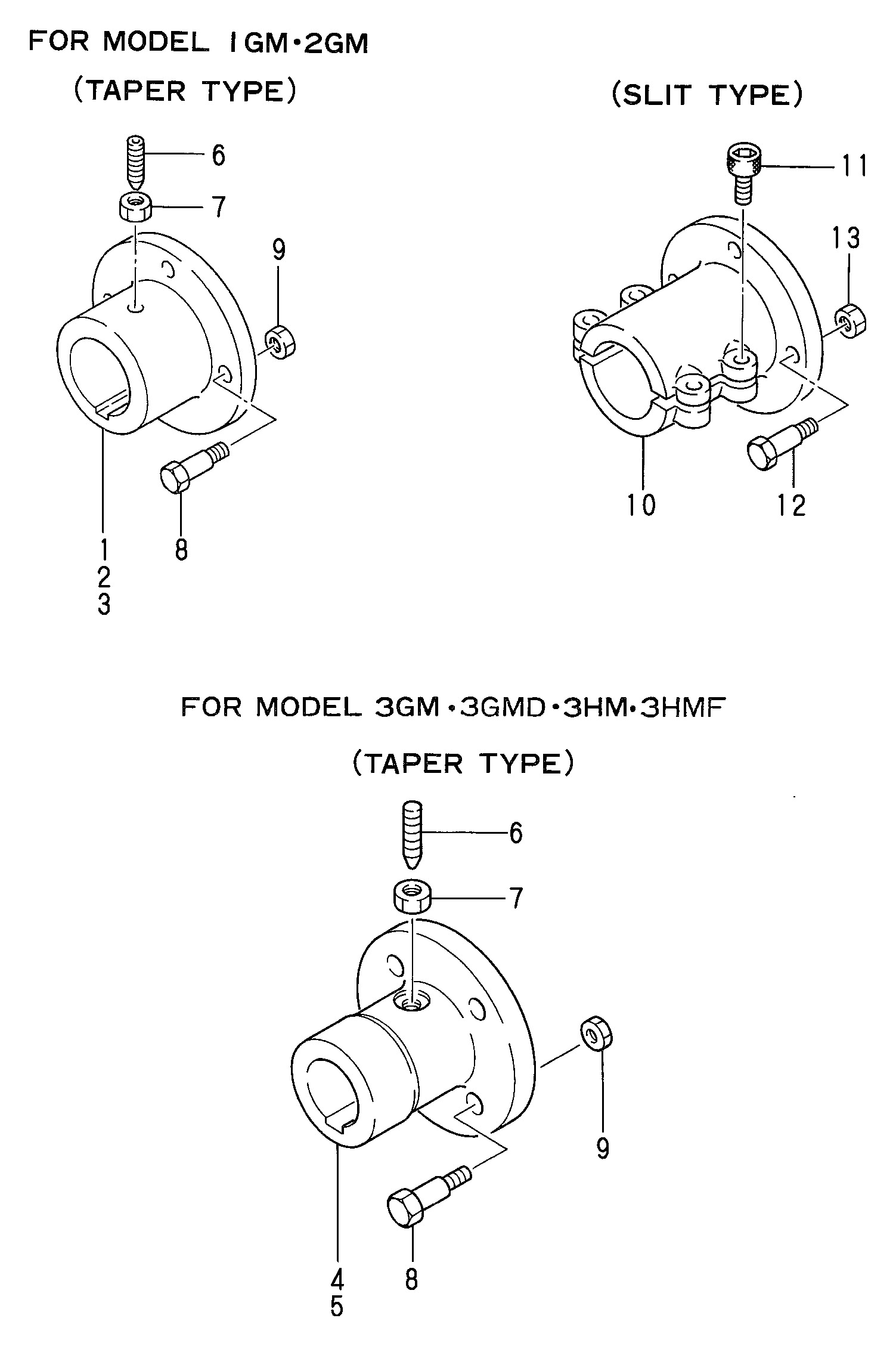 FIG 59. COUPLING (TAPER & SLIT TYPE/OPTIONAL)