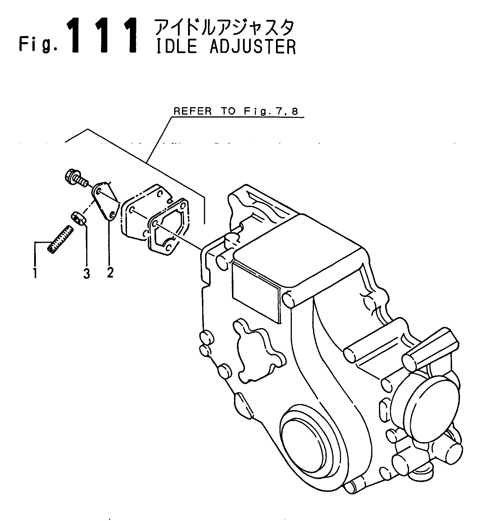 FIG 111. IDLE ADJUSTER