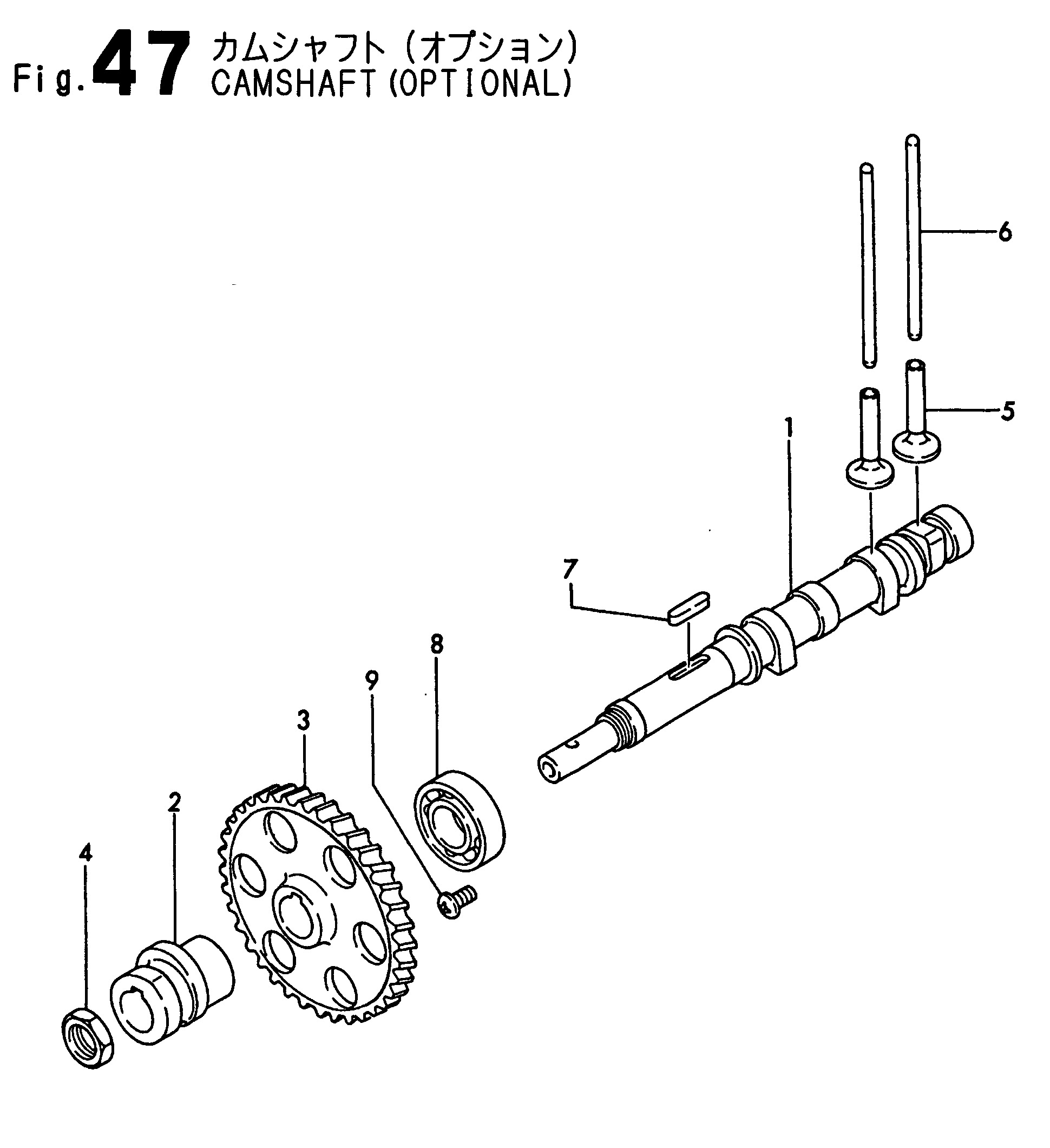 FIG 47. CAMSHAFT (OPTIONAL)
