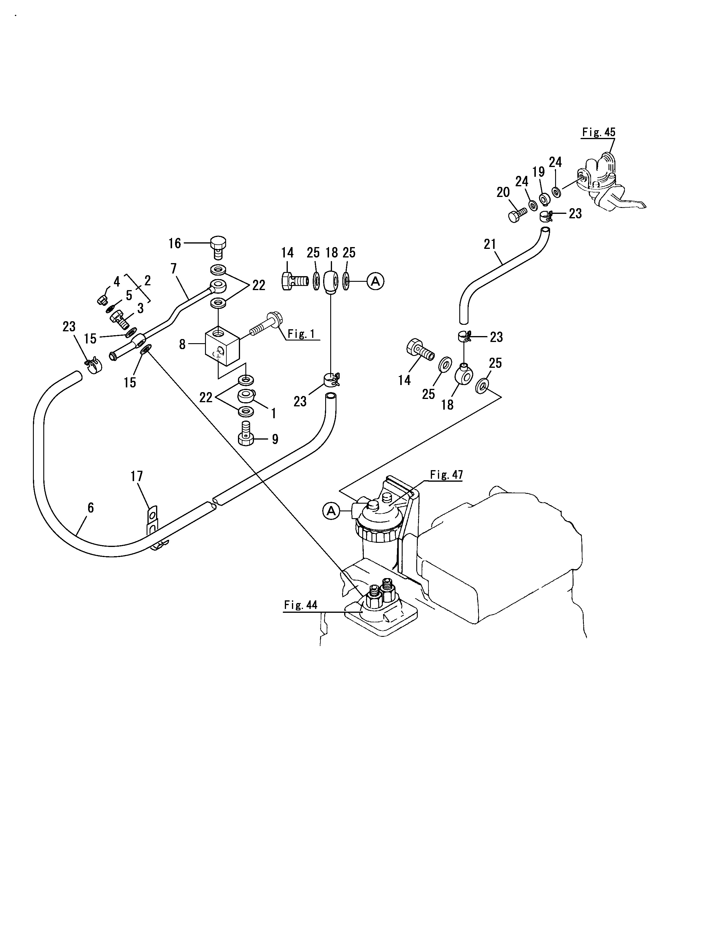 FIG 115. (51A)FUEL PIPE (FROM 1997.09)