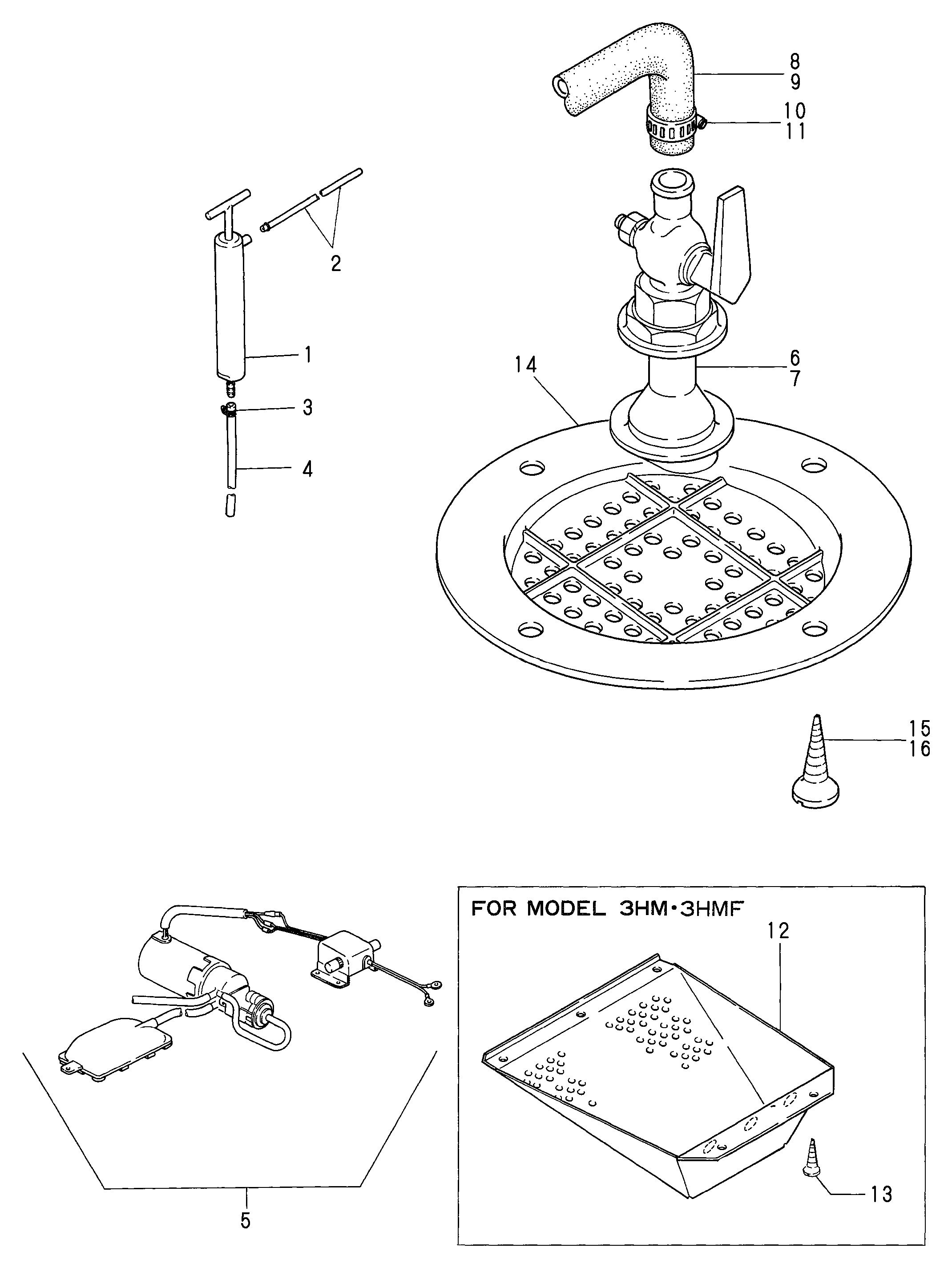 FIG 57. LUB. OIL WASTE,BILGE PUMP " KINGSTON COCK (OPTIONAL)
