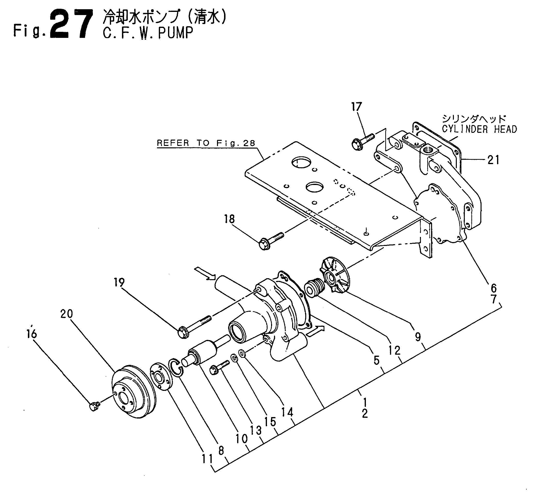 FIG 27. COOLAZIONE FRESH WATER PUMP