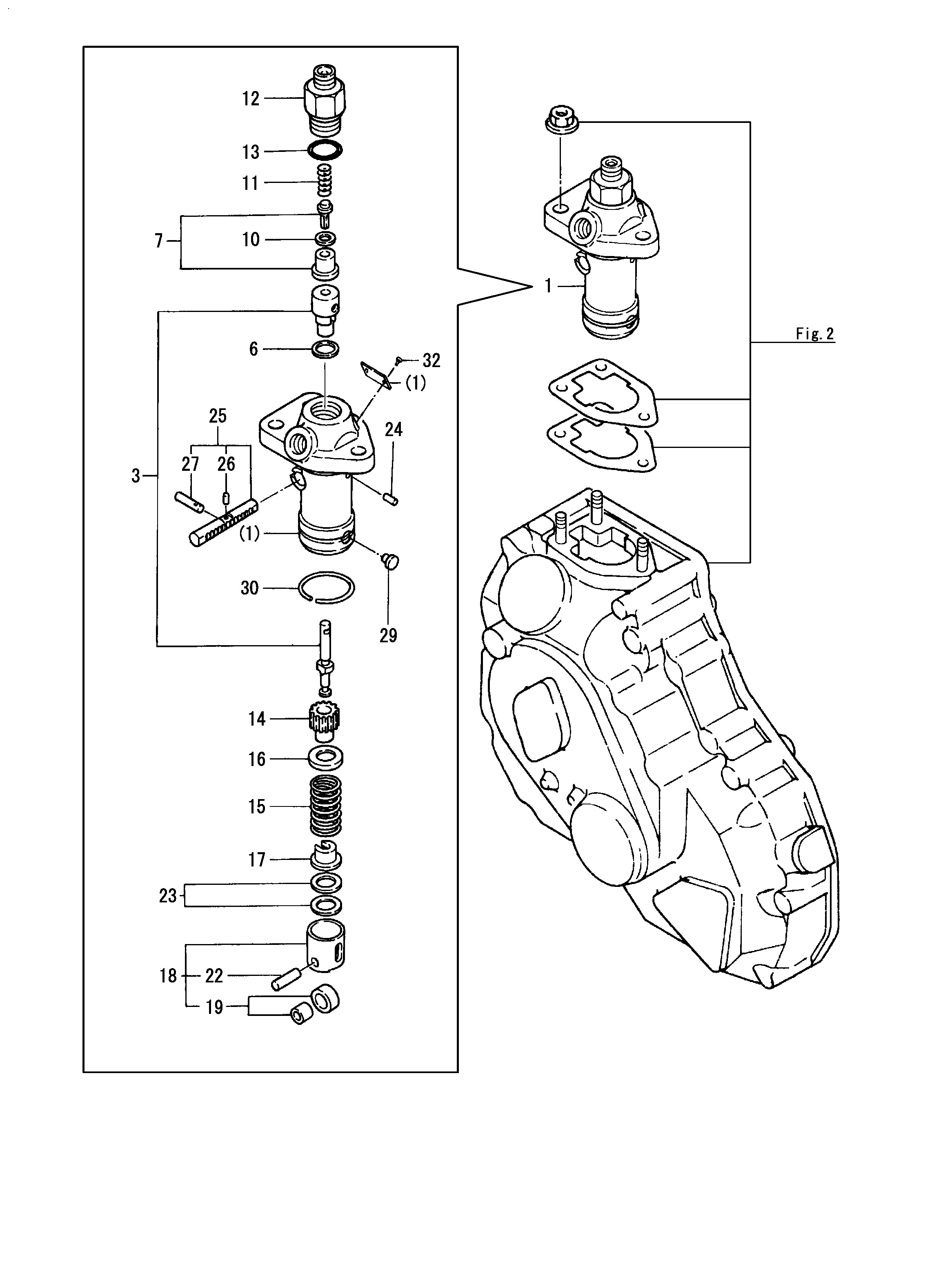 FIG 35. POMMES D'INJECTION DE FUEL