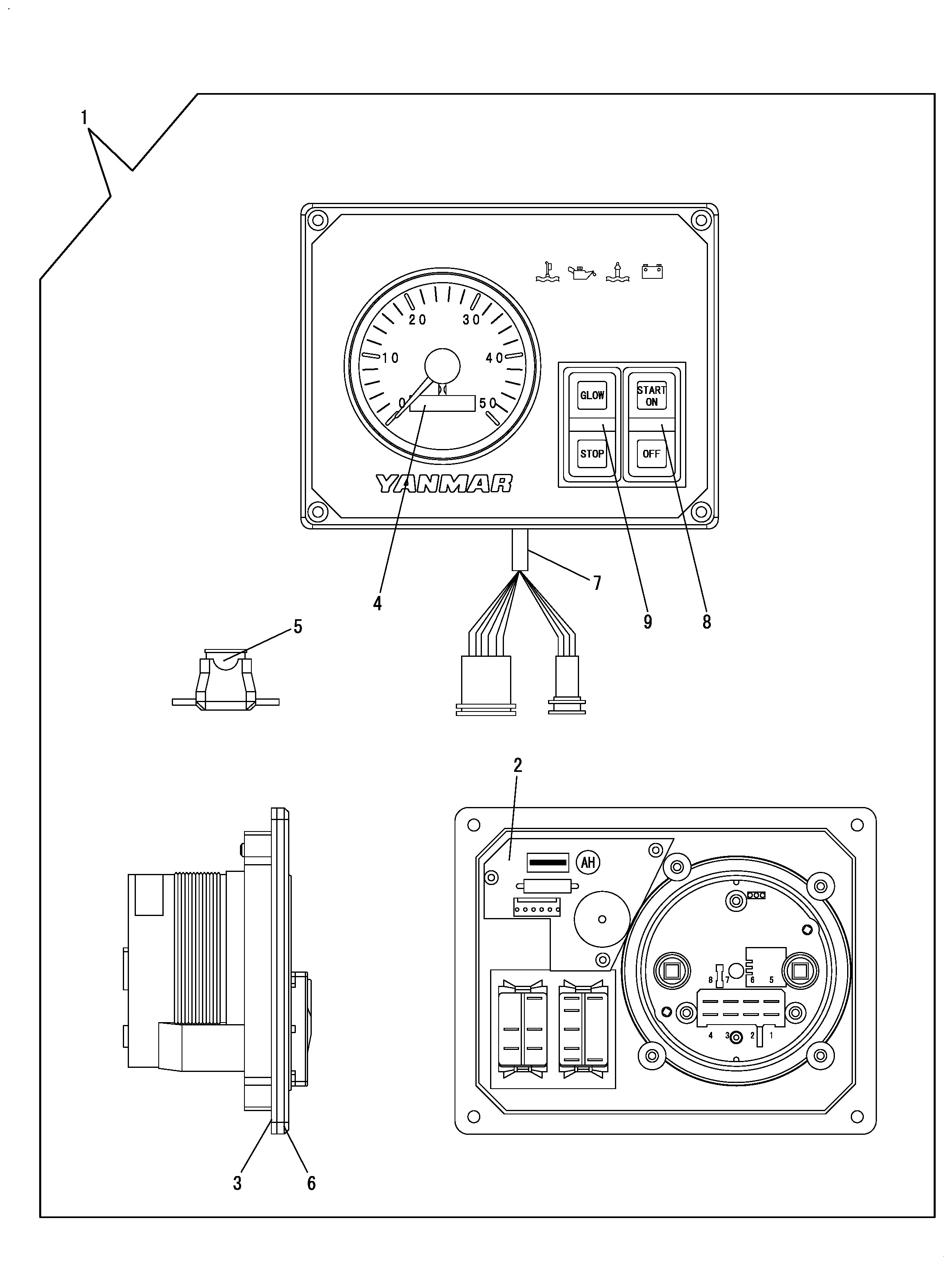 FIG 93. (79B)INSTRUMENT PANEL(B-TYPE/KEYLESS/VDO) (OPTIONAL)