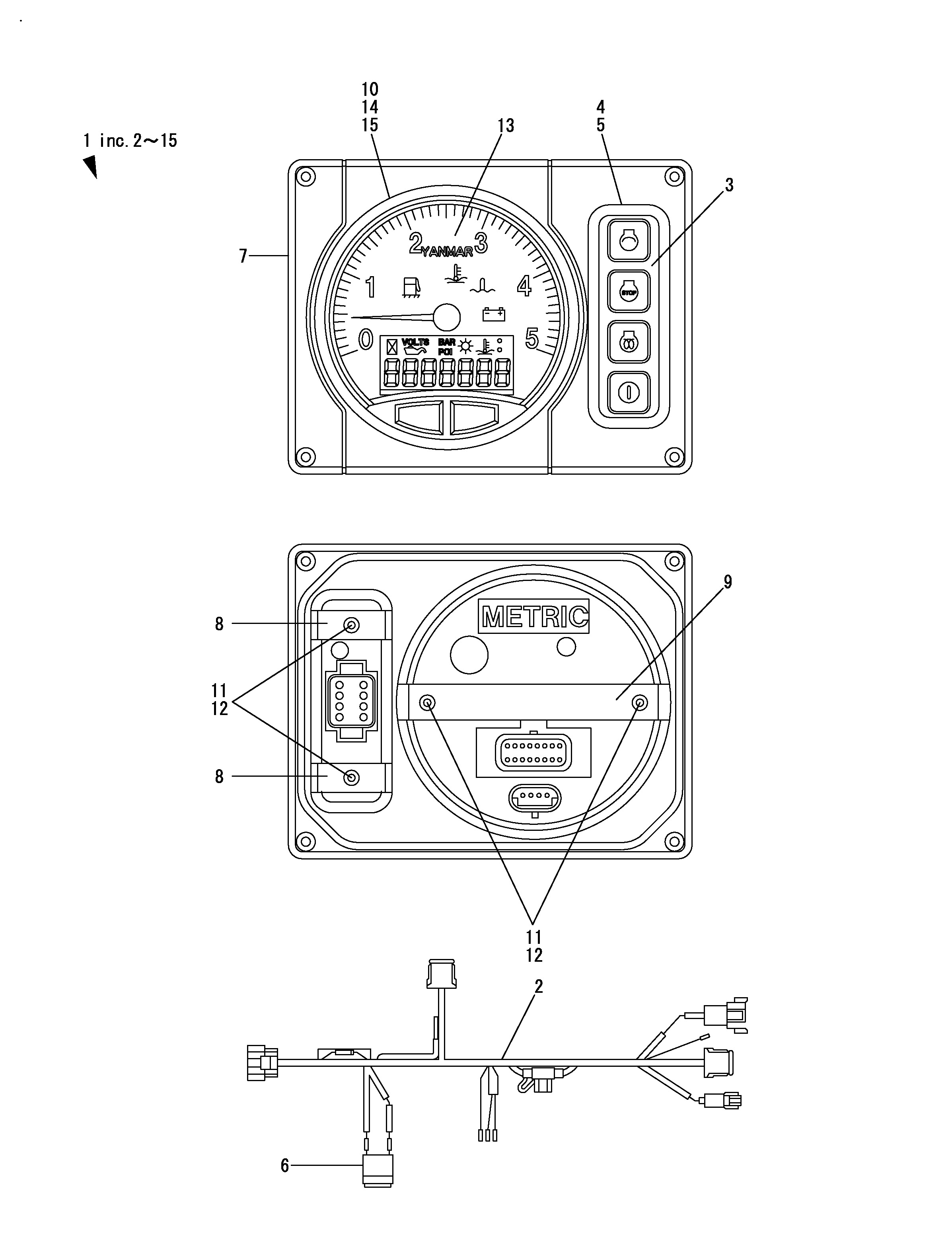 FIG 38. STRUMENT PANEL (MEDALLION) (FROM JAN. 2012)