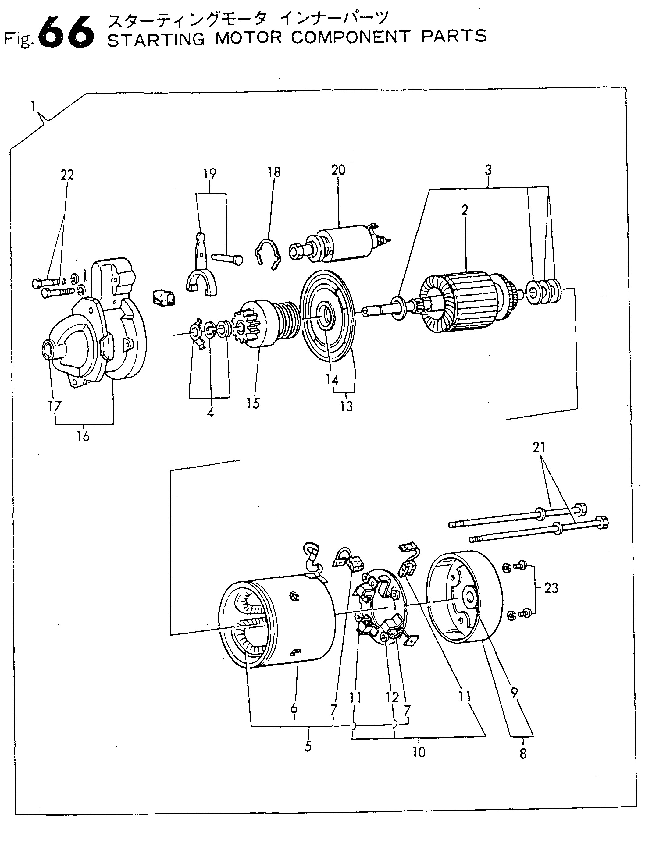 FIG 66. STARING MOTOR INNER PARTS