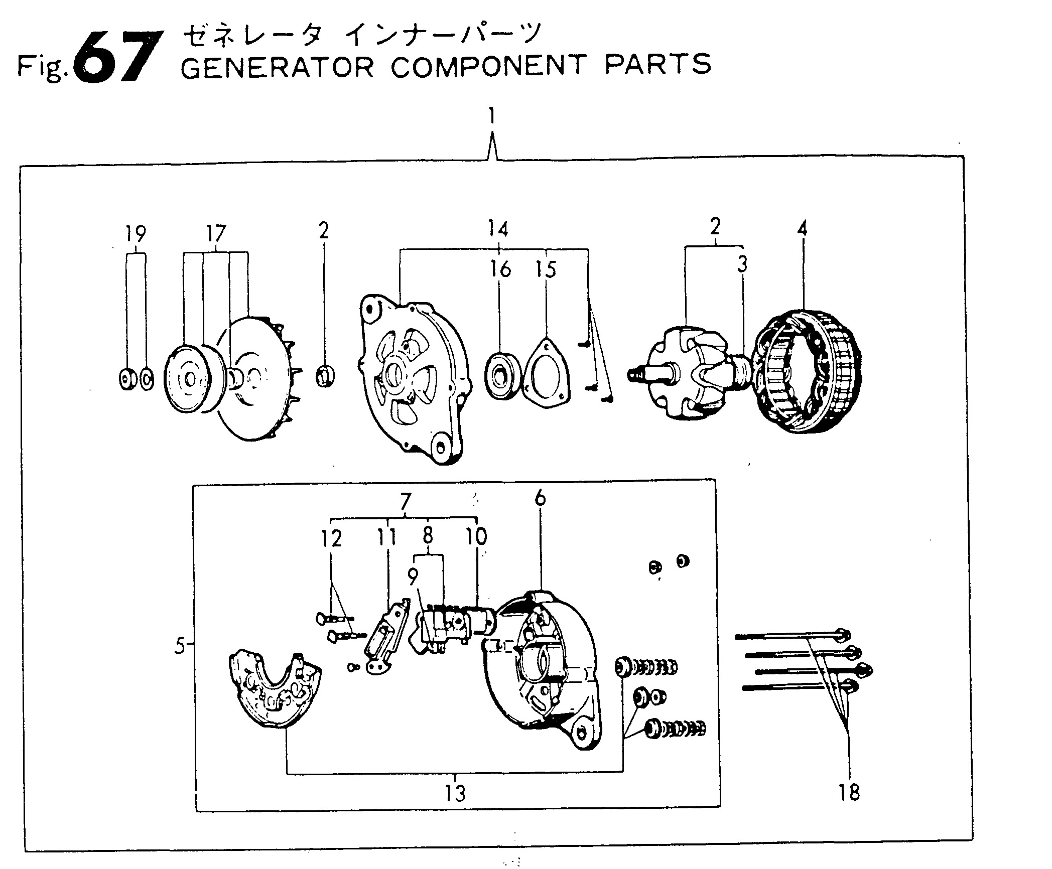 FIG 67. GROUPES DE GÉNÉRATEURS
